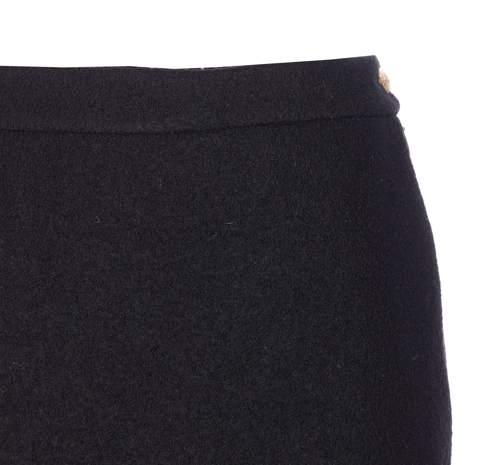 Dunst Mini Wool Skirt In Black