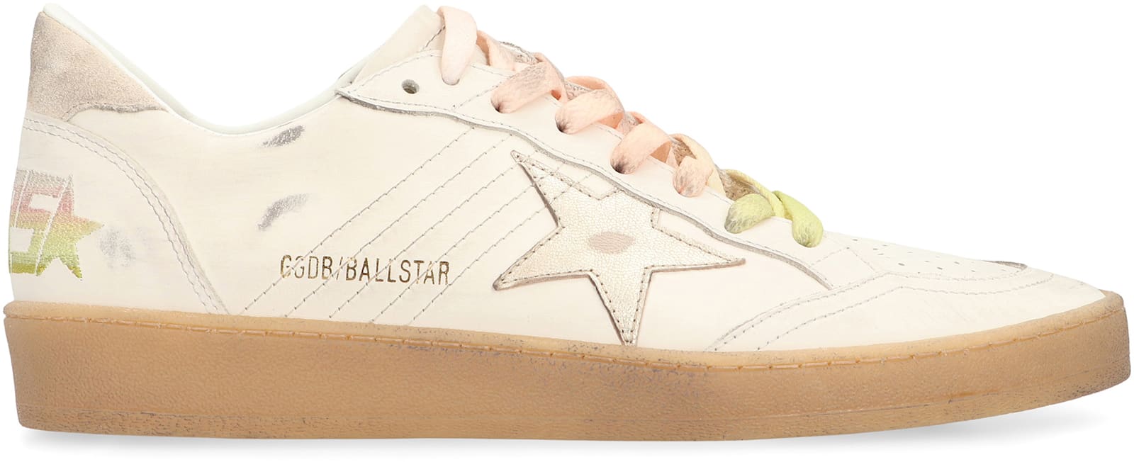 Golden Goose Sneakers Low-top Ball Star In Pink