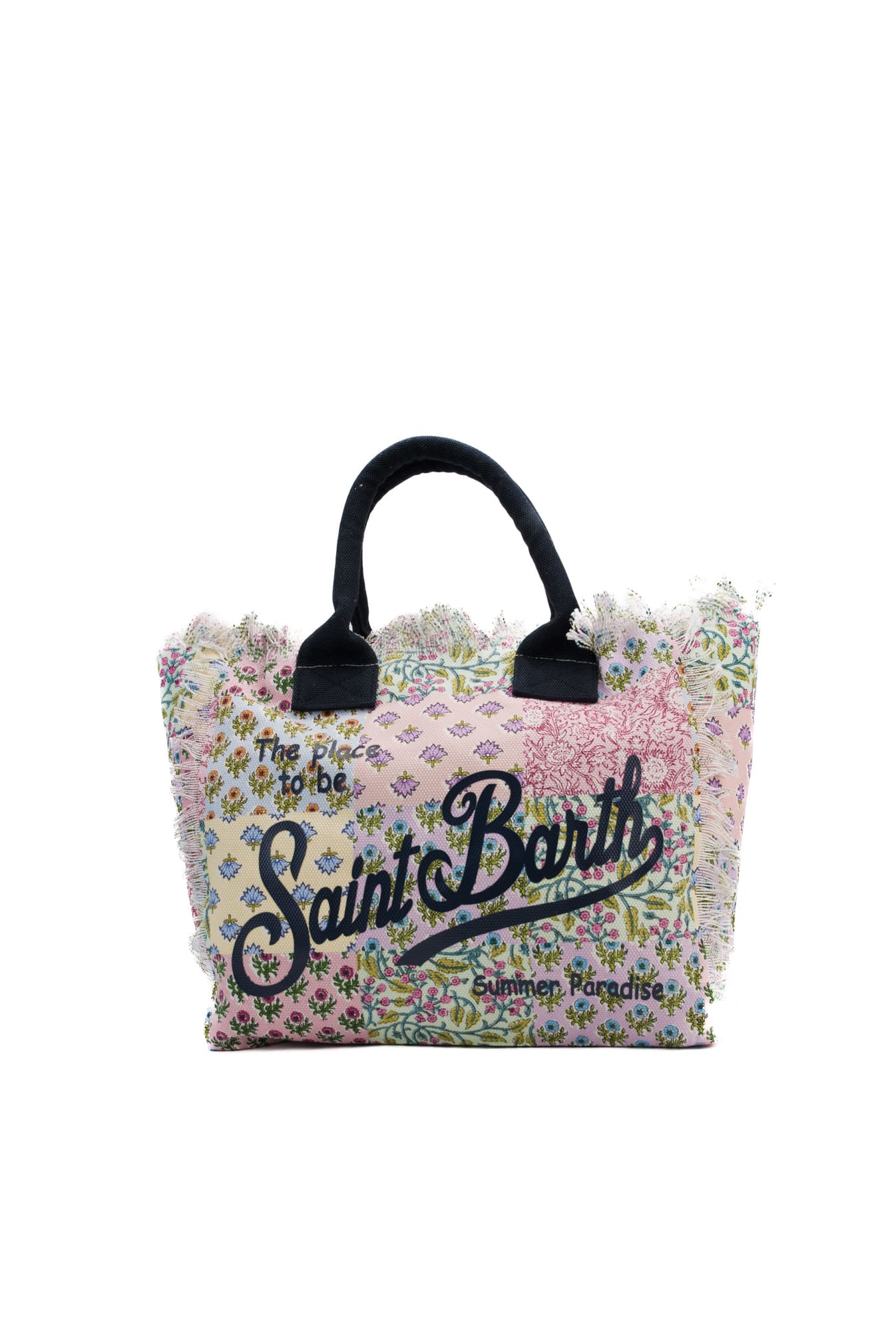 Shop Mc2 Saint Barth Vanity Radical Patch Bag In Canvas