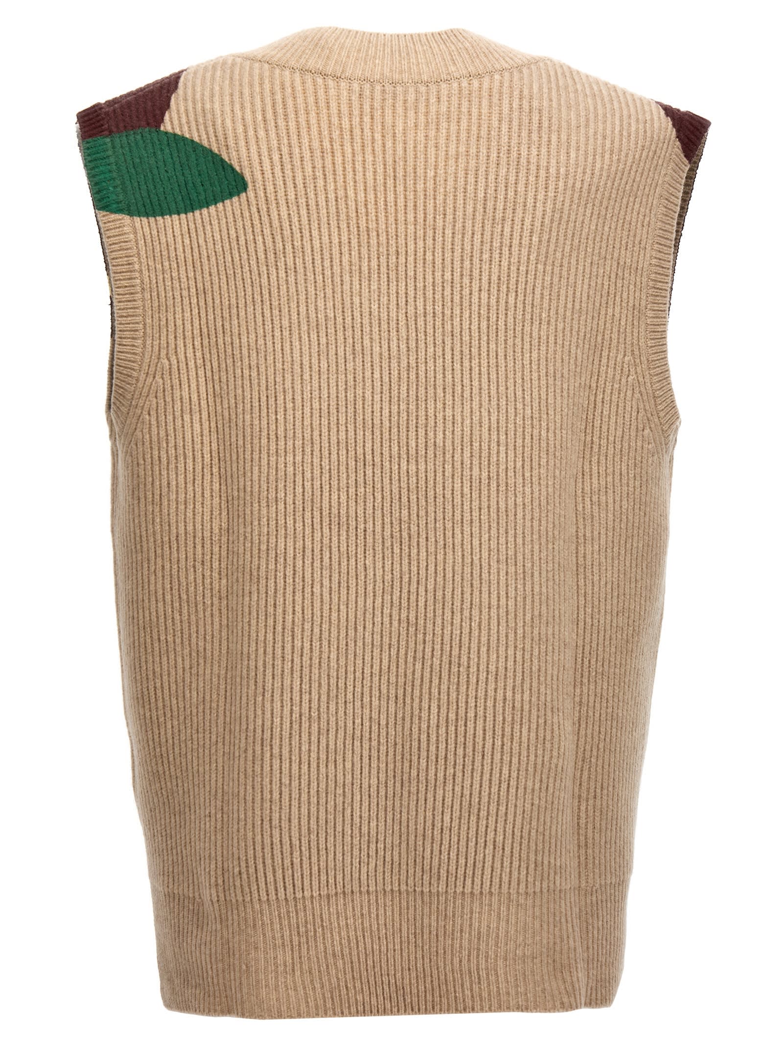 Shop Jw Anderson The Apple Collection Waistcoat In Multicolor