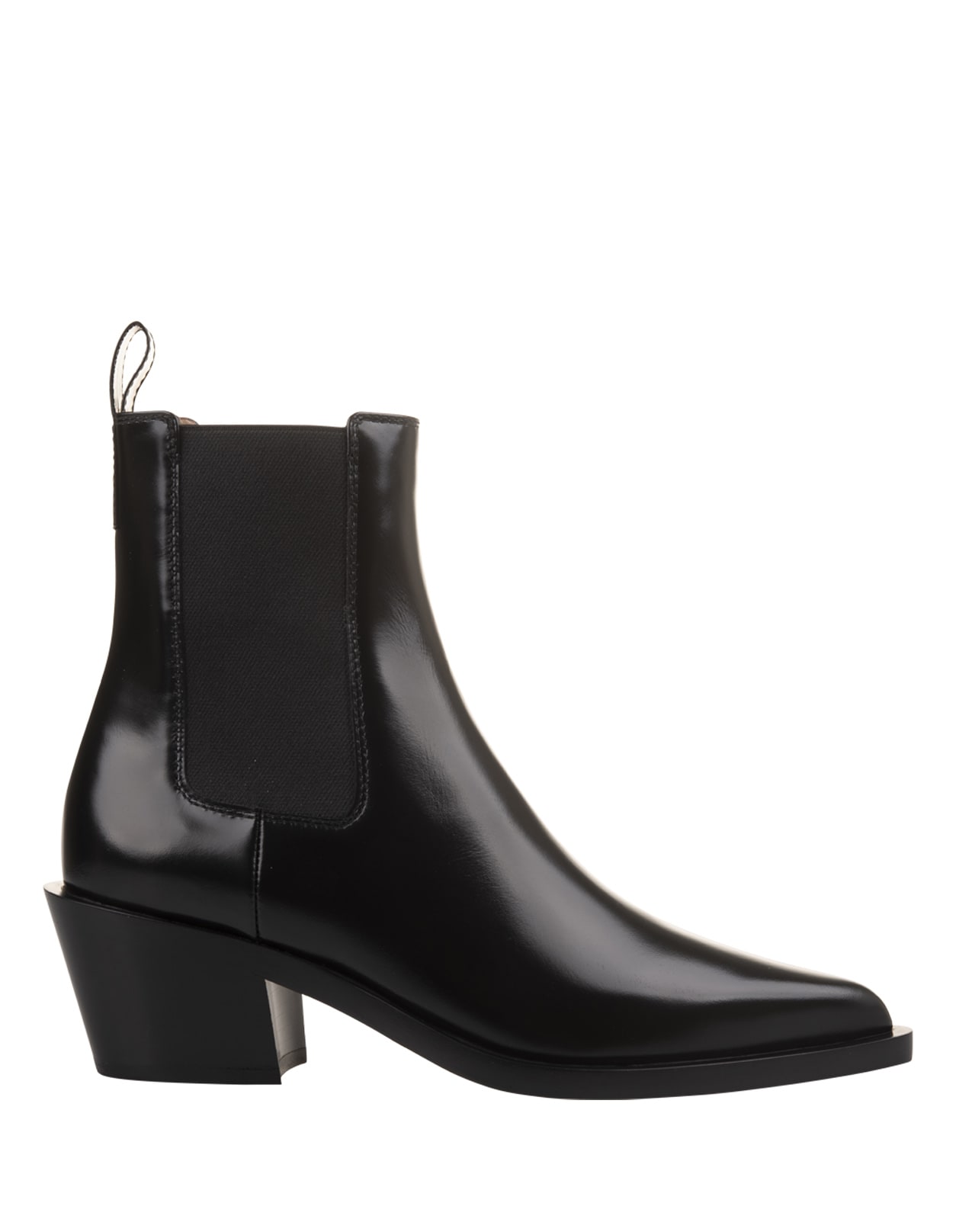 Shop Gianvito Rossi Black Wylie Ankle Boots