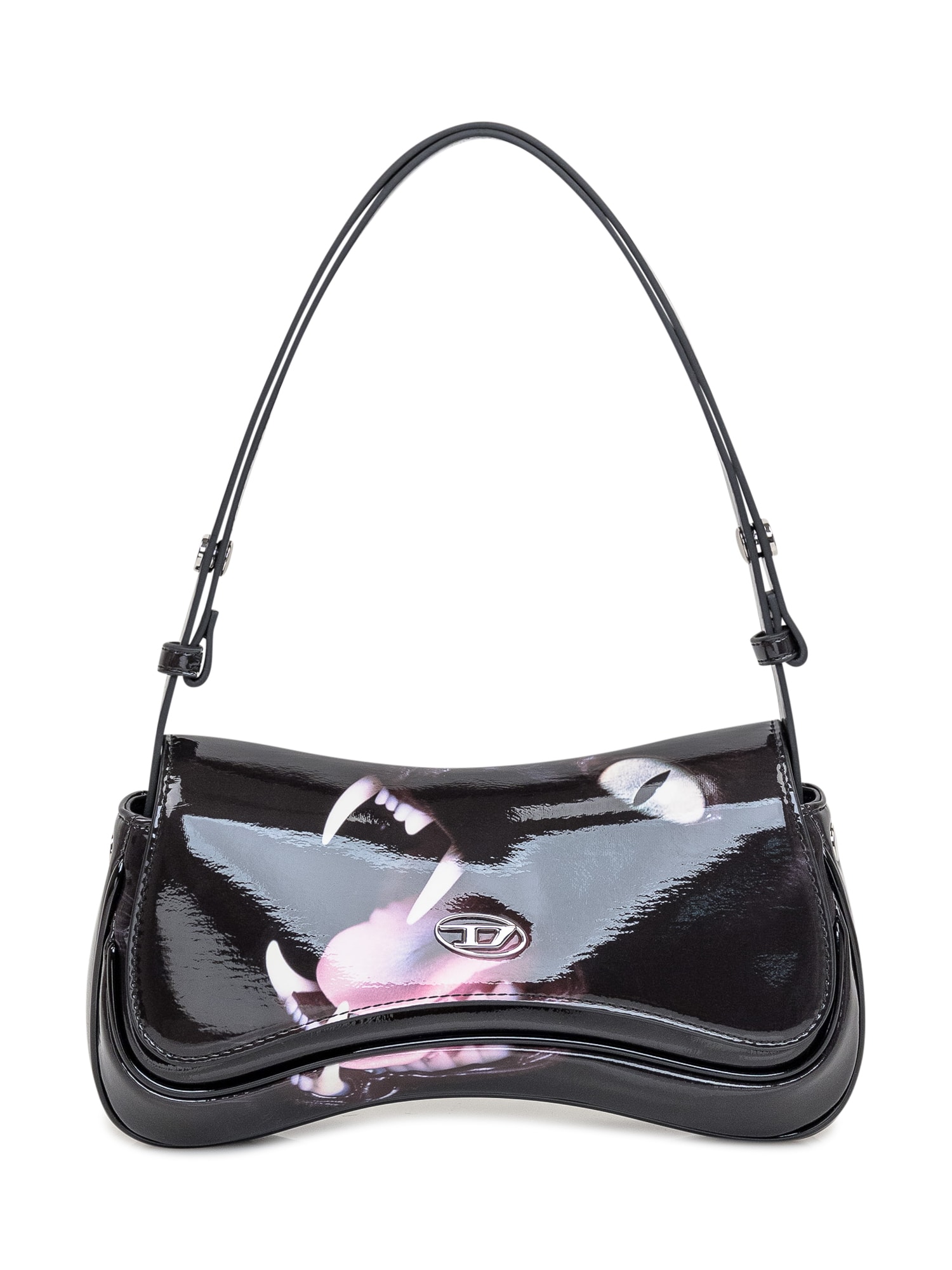 Shop Diesel Play Crossbody Bag In Nero