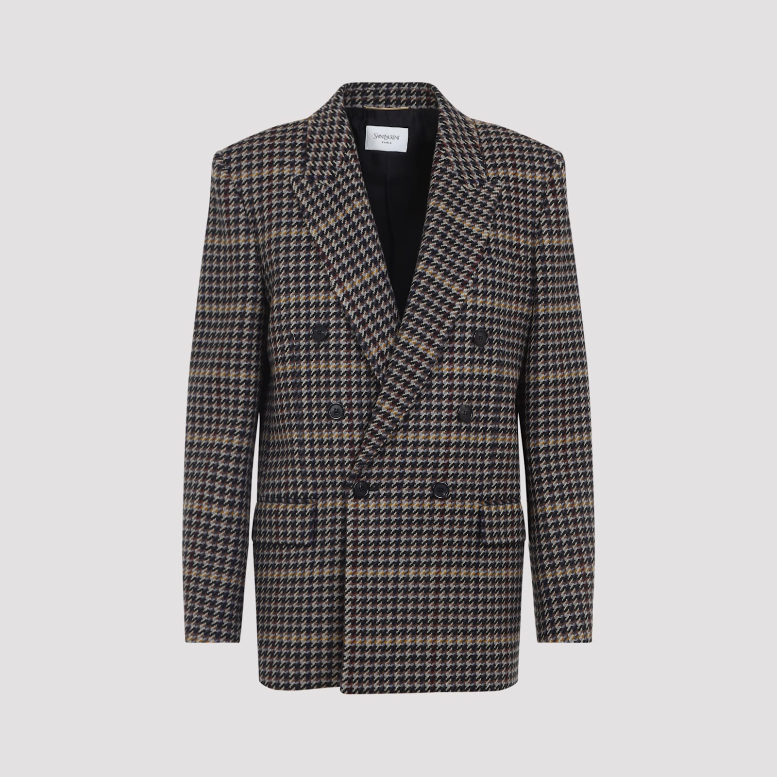 Saint Laurent Wool Jacket In Multi