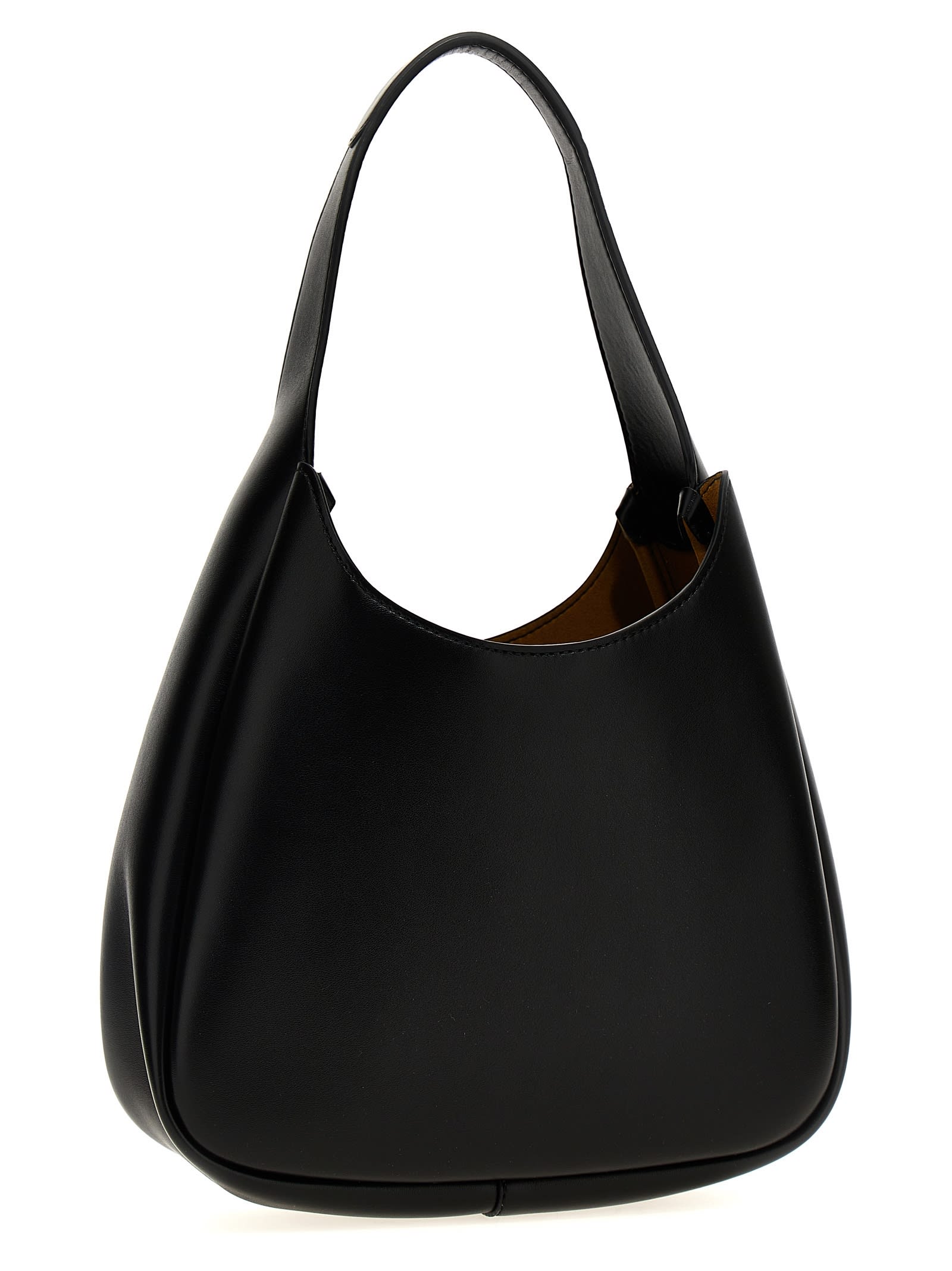 Shop Stella Mccartney Small Hobo Shoulder Bag In Black