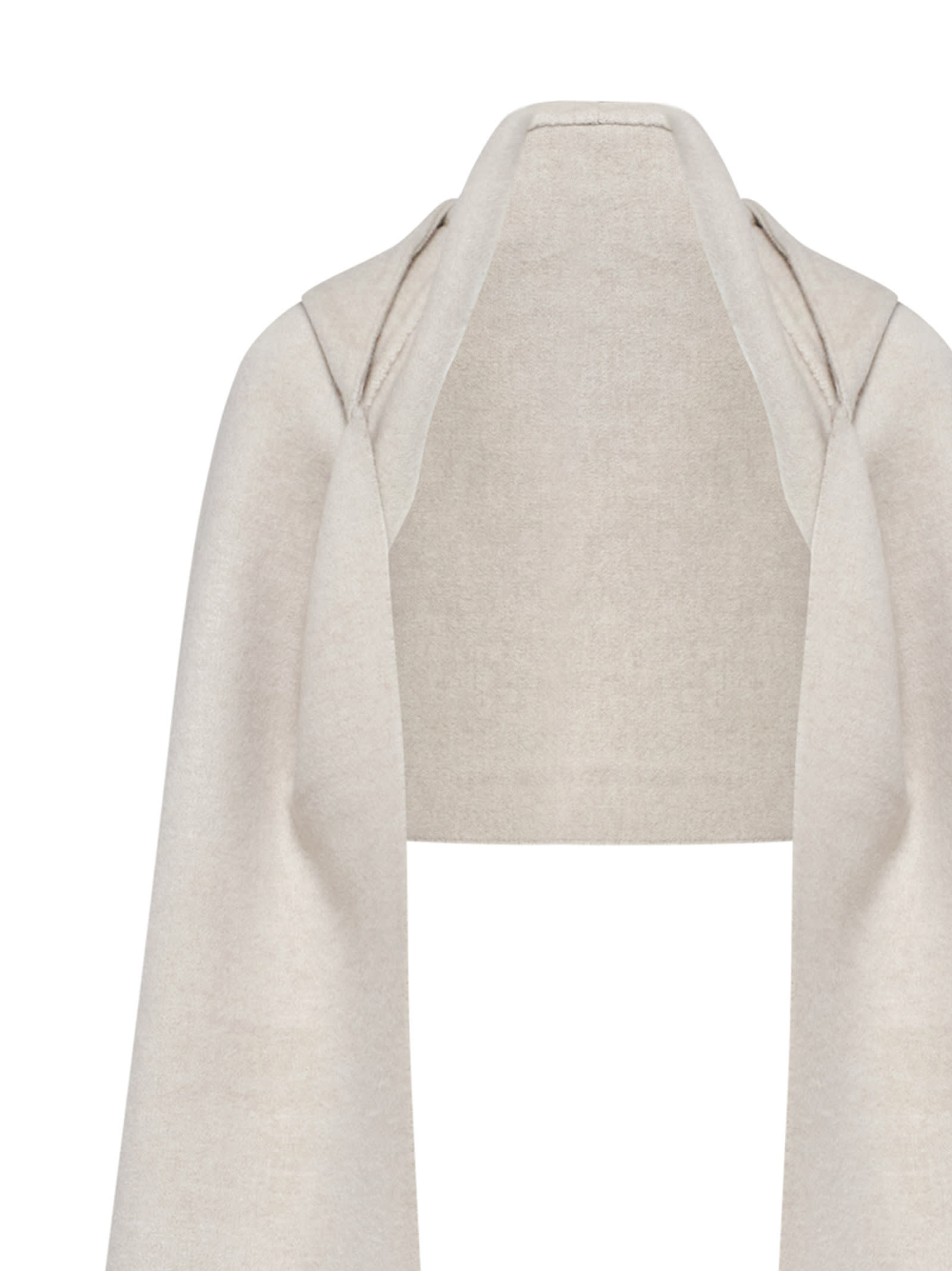 Shop Brunello Cucinelli Scarf In Neutrals