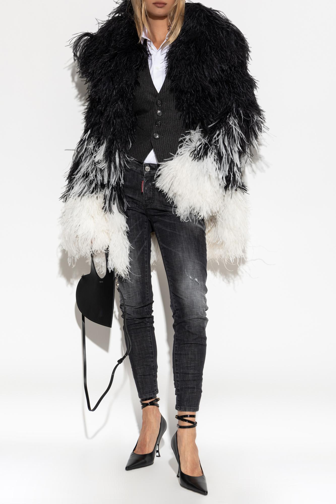 Dsquared2 Maxi Dean Shirt In White