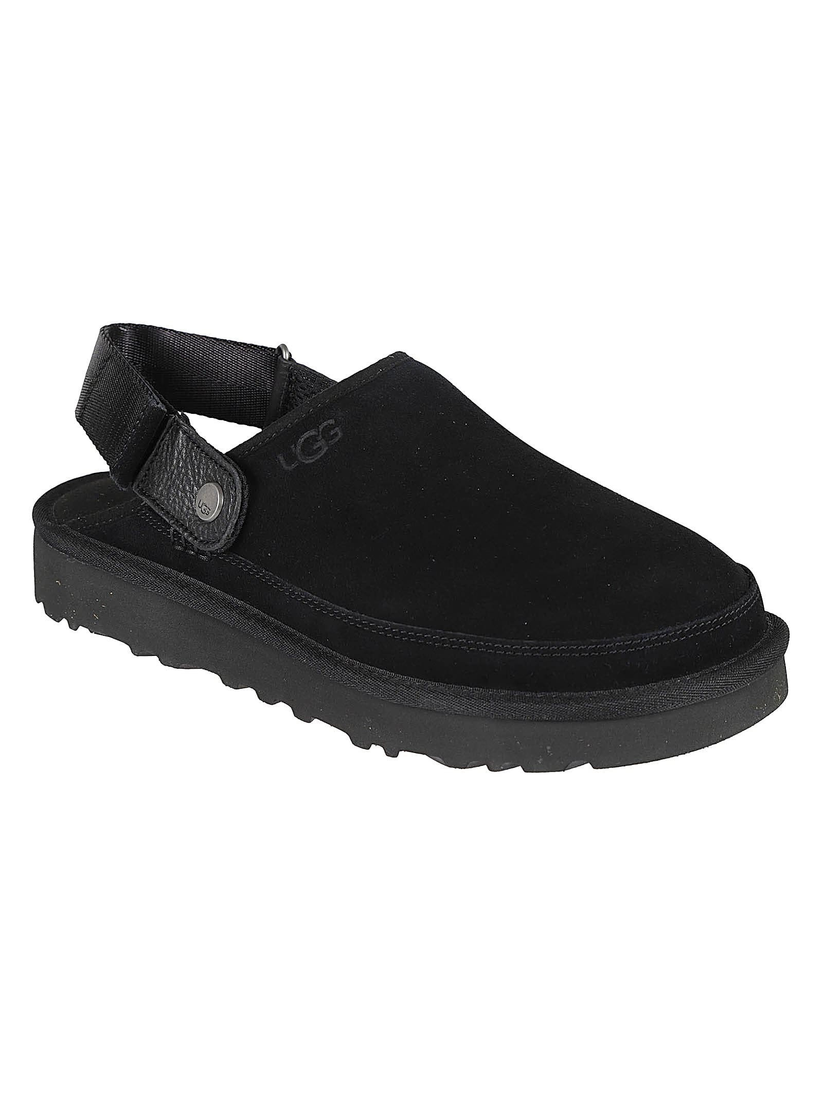 Shop Ugg Golden Coast Clog Sandals In Black