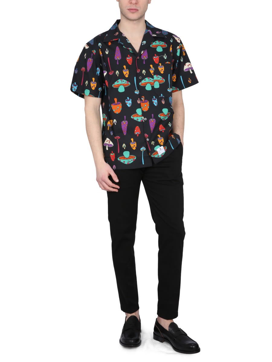 Department Five Solid Color Stretch Cotton Prince Chino Pants In Black