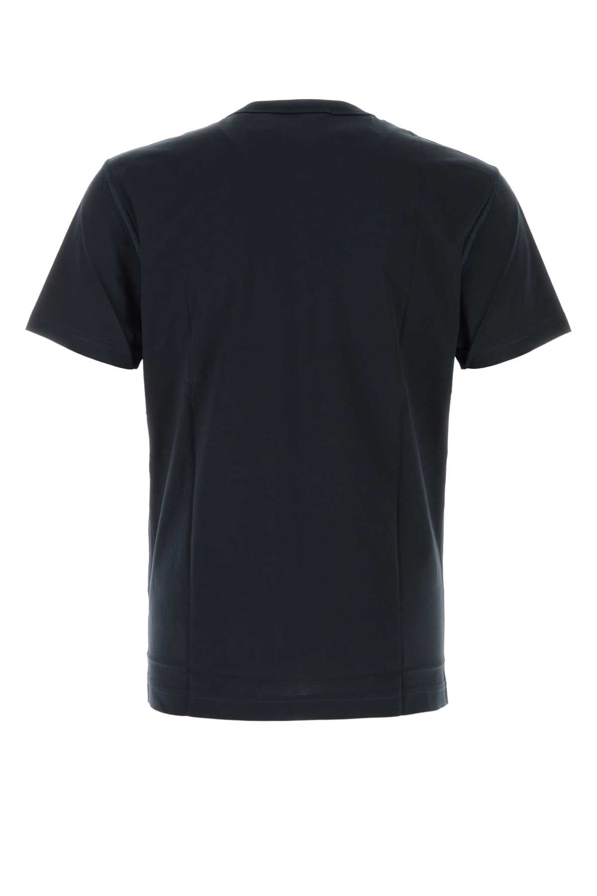 DOLCE & GABBANA DARK BLUE COTTON T-SHIRT