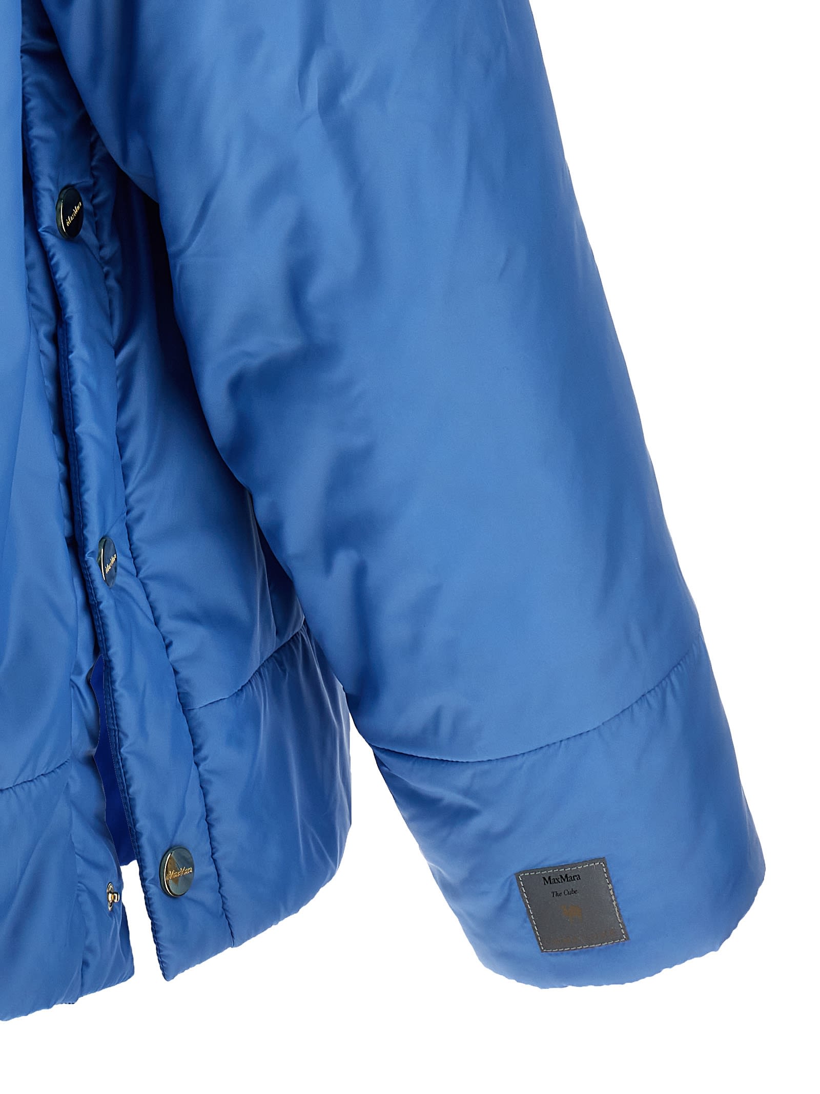 Shop Max Mara The Cube Daria Jacket In Blue