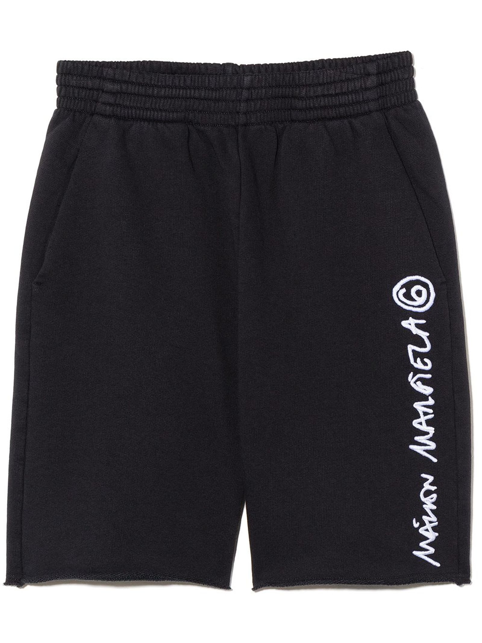 Maison Margiela Black Cotton Shorts