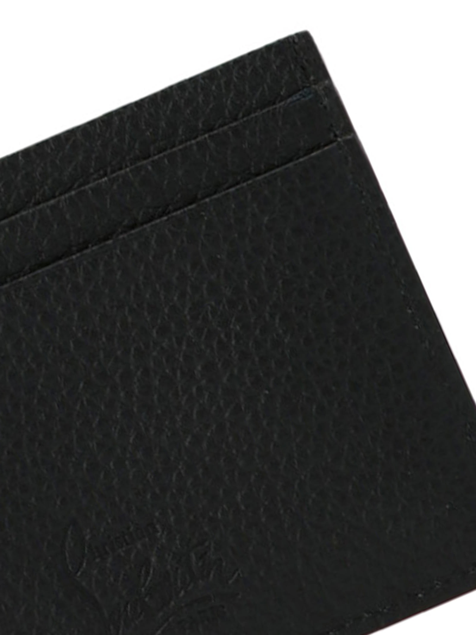 Shop Christian Louboutin Kios Card Holder In Black