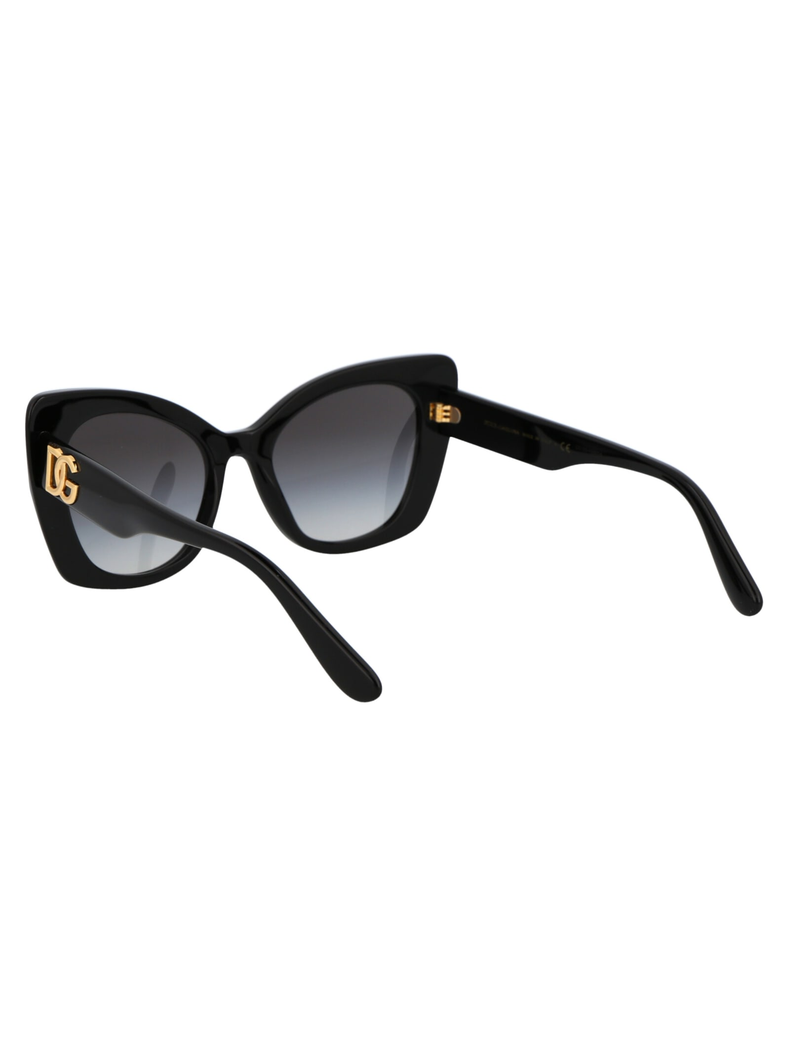 Shop Dolce &amp; Gabbana Eyewear 0dg4405 Sunglasses In 501/8g Black