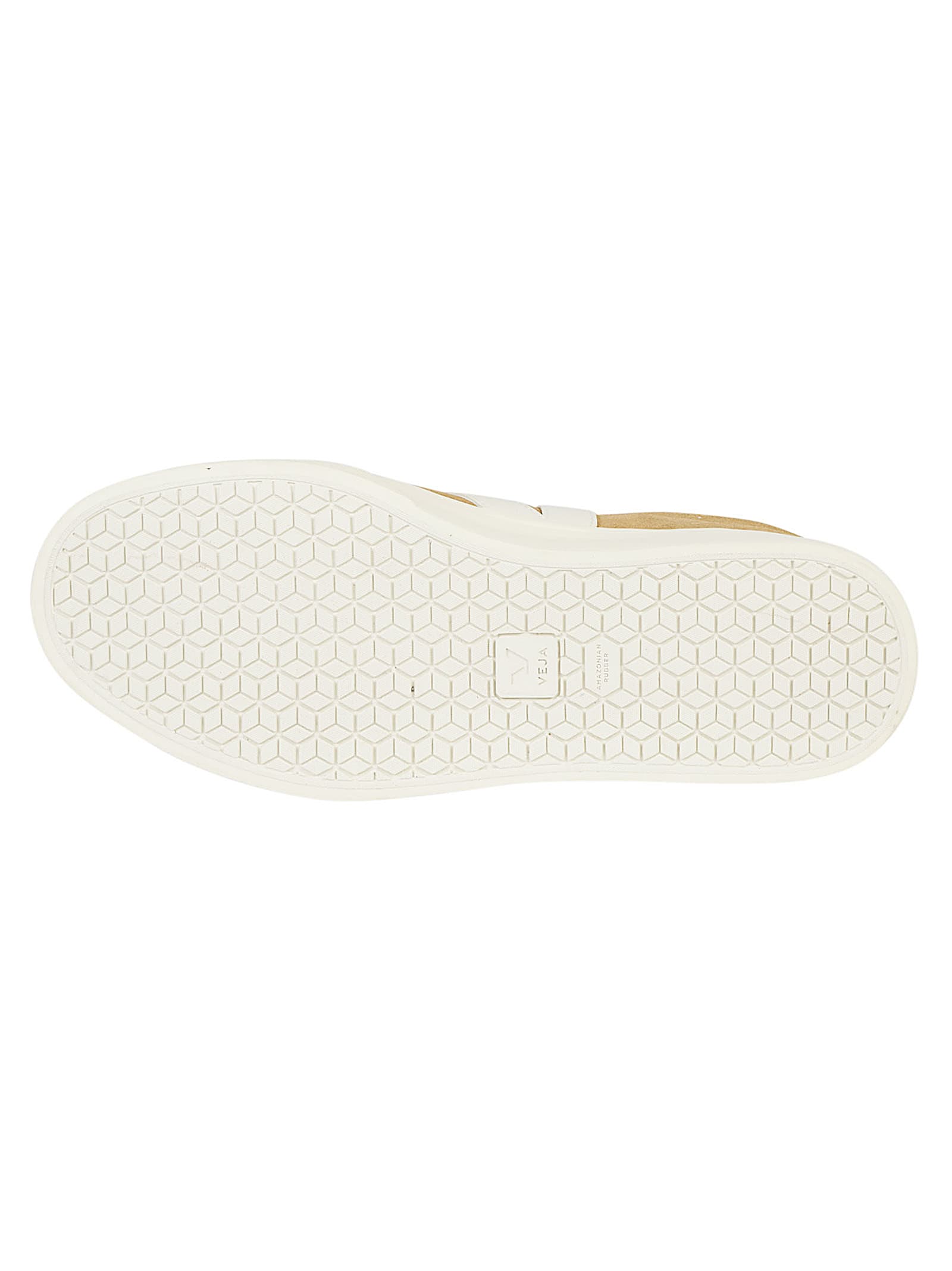 Veja Brown Suede Low-top Sneakers With Contrasting Logo In Brown