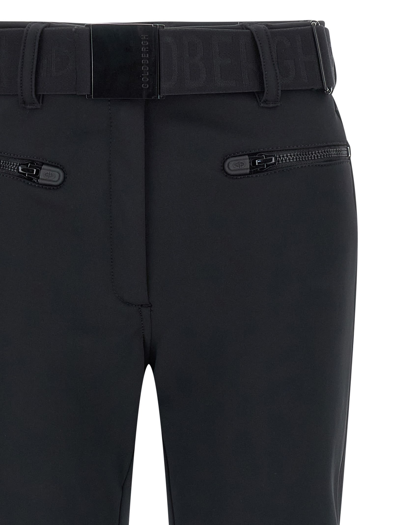 Goldbergh Womens Paris Softshell Ski Trousers 9000 Black In Black