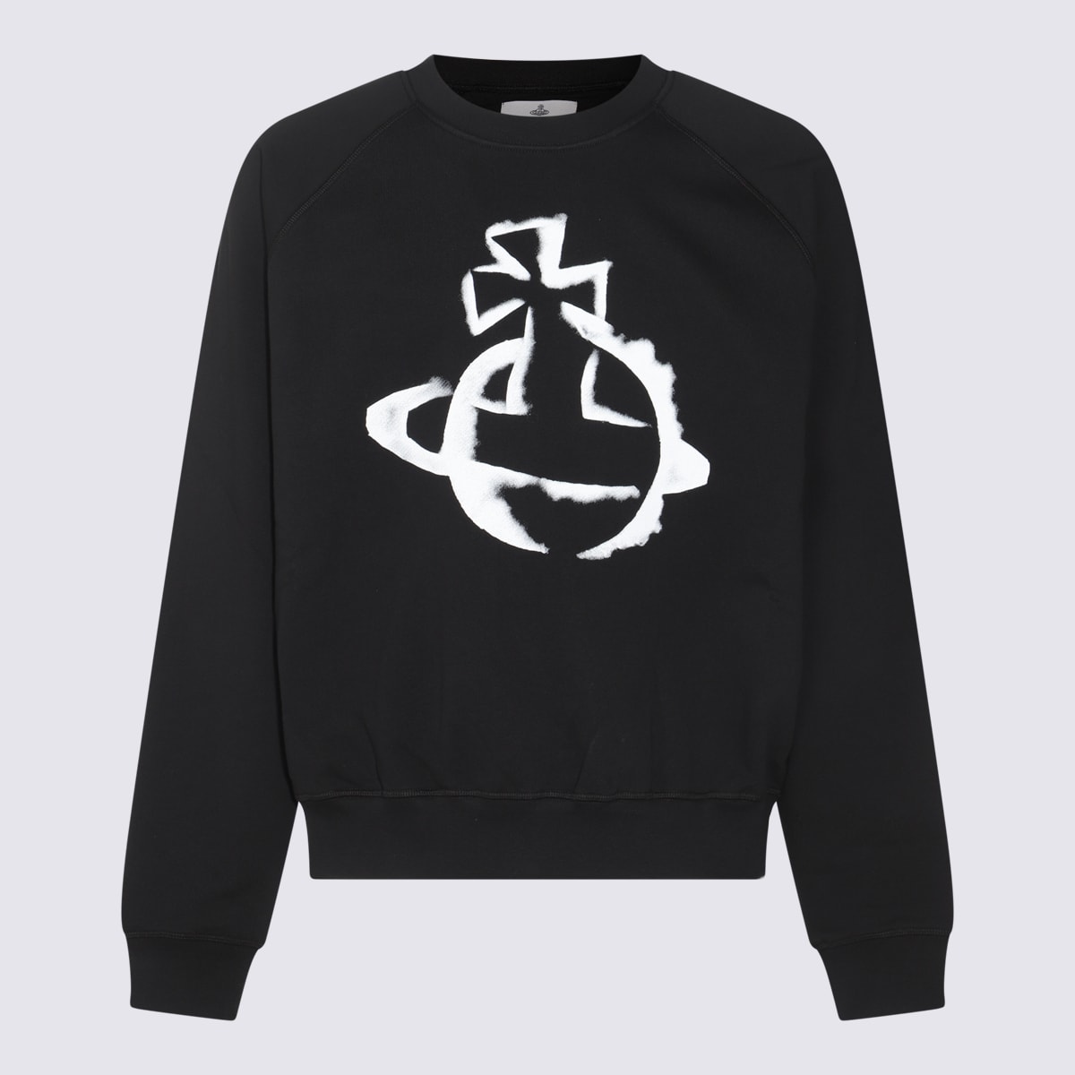 Black Cotton Sweatshirt