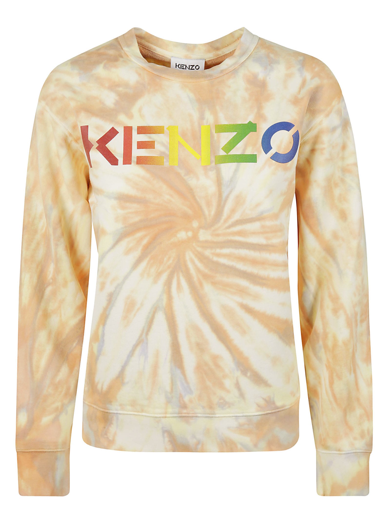 Kenzo Logo Classic Tie Dye Sweatshirt