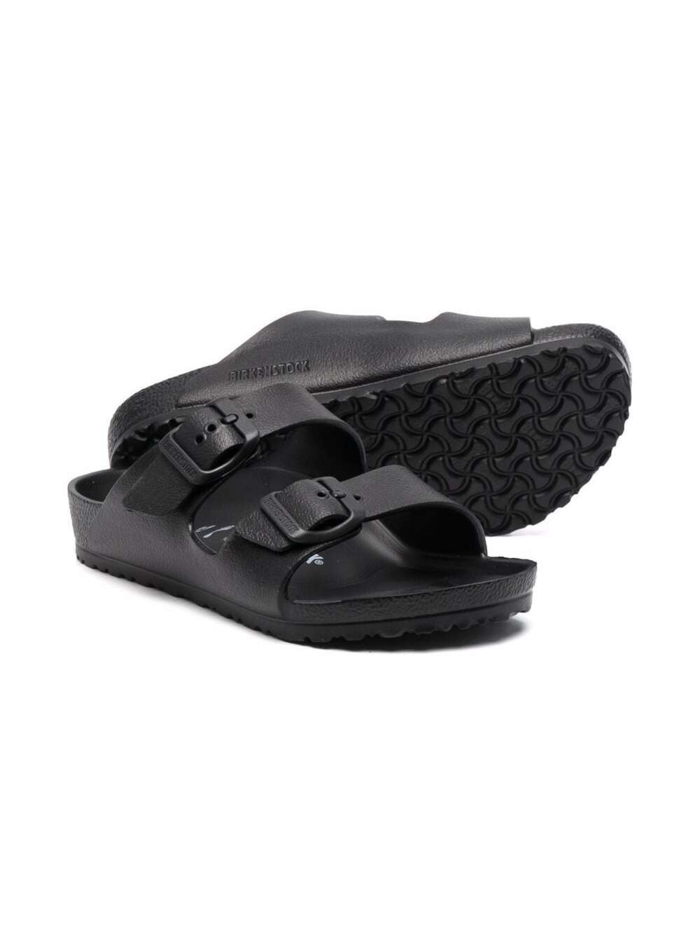 Birkenstock Double-buckle Open-toe Sandals In Black