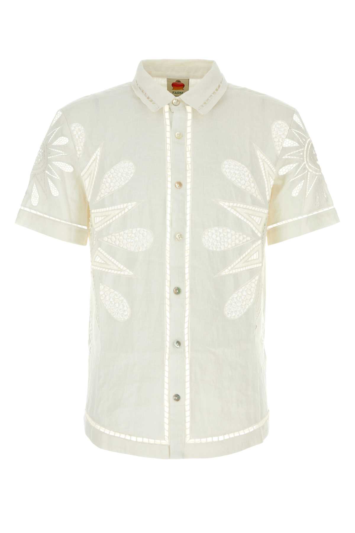 White Linen Sunset Richelieu Shirt