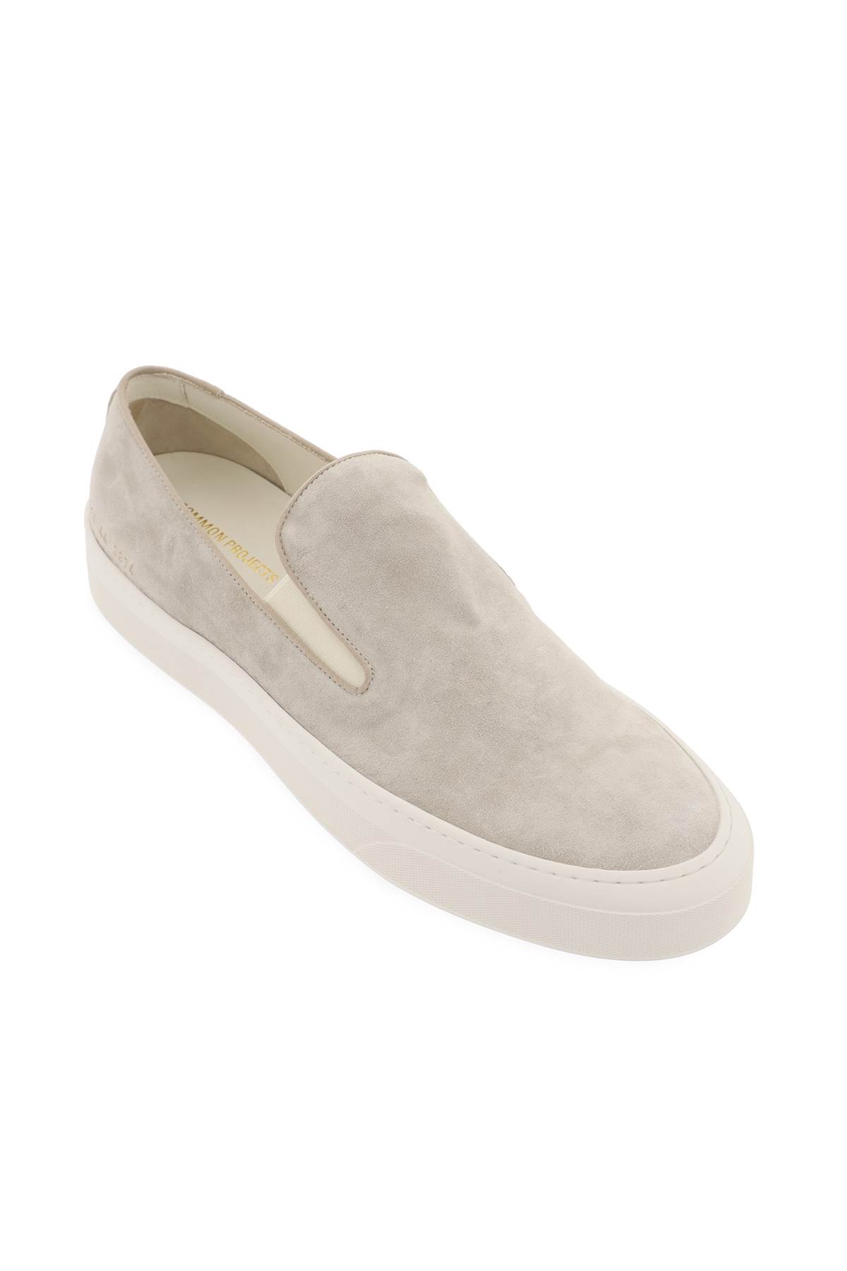 Shop Common Projects Slip-on Sneakers In Warm Grey (grey)