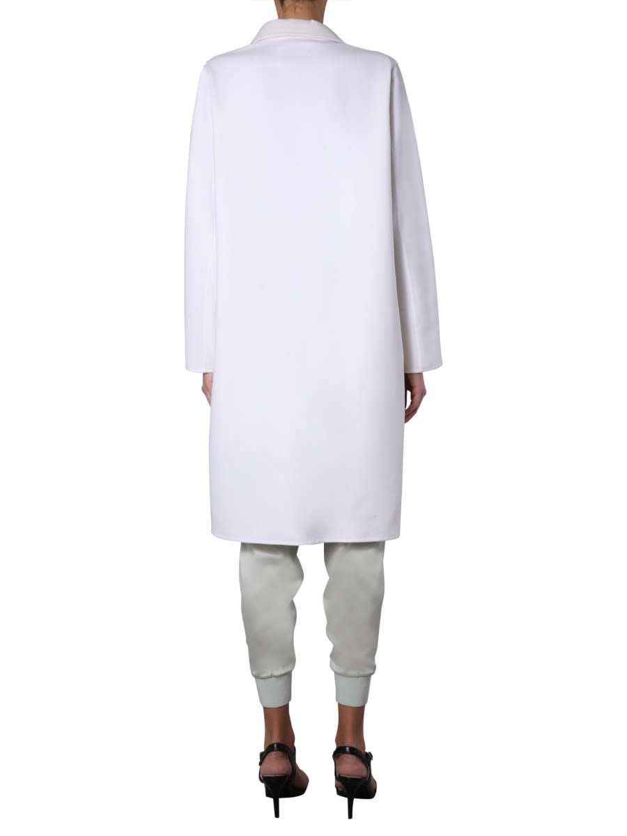 Fabiana Filippi Regular Fit Coat In White