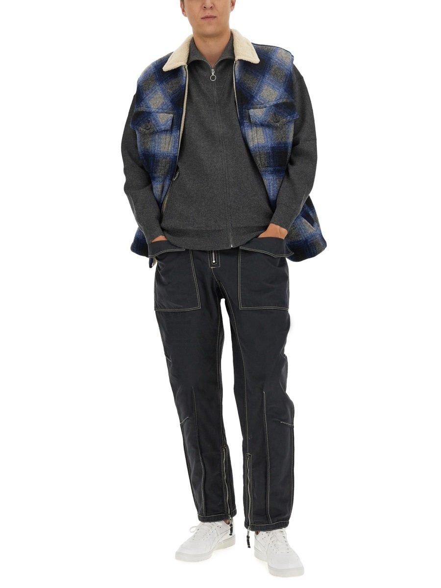 Isabel Marant Kiraneo Shearling Gilet In Blue