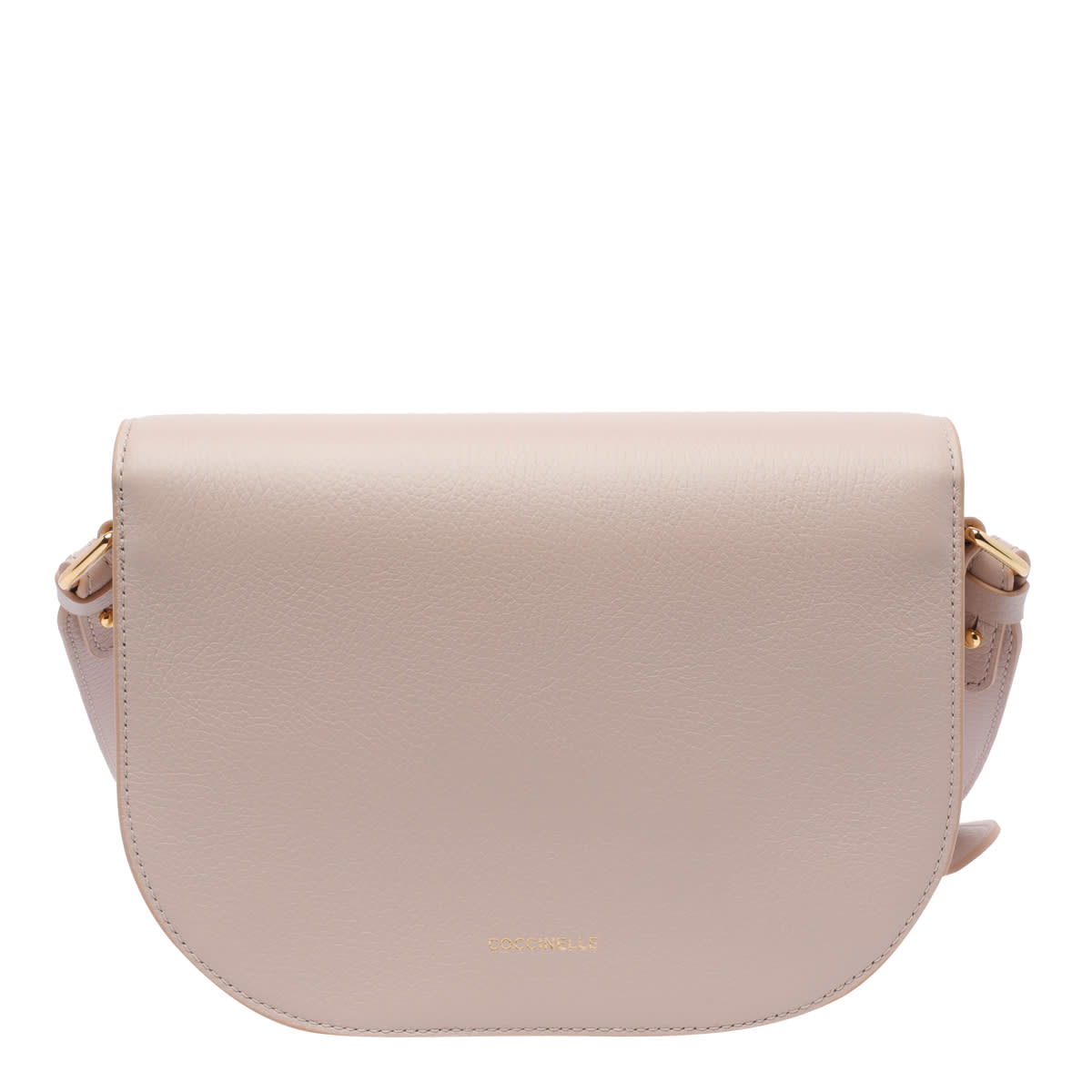 Shop Coccinelle Dew Small Crossbody Strap Bag In Pink