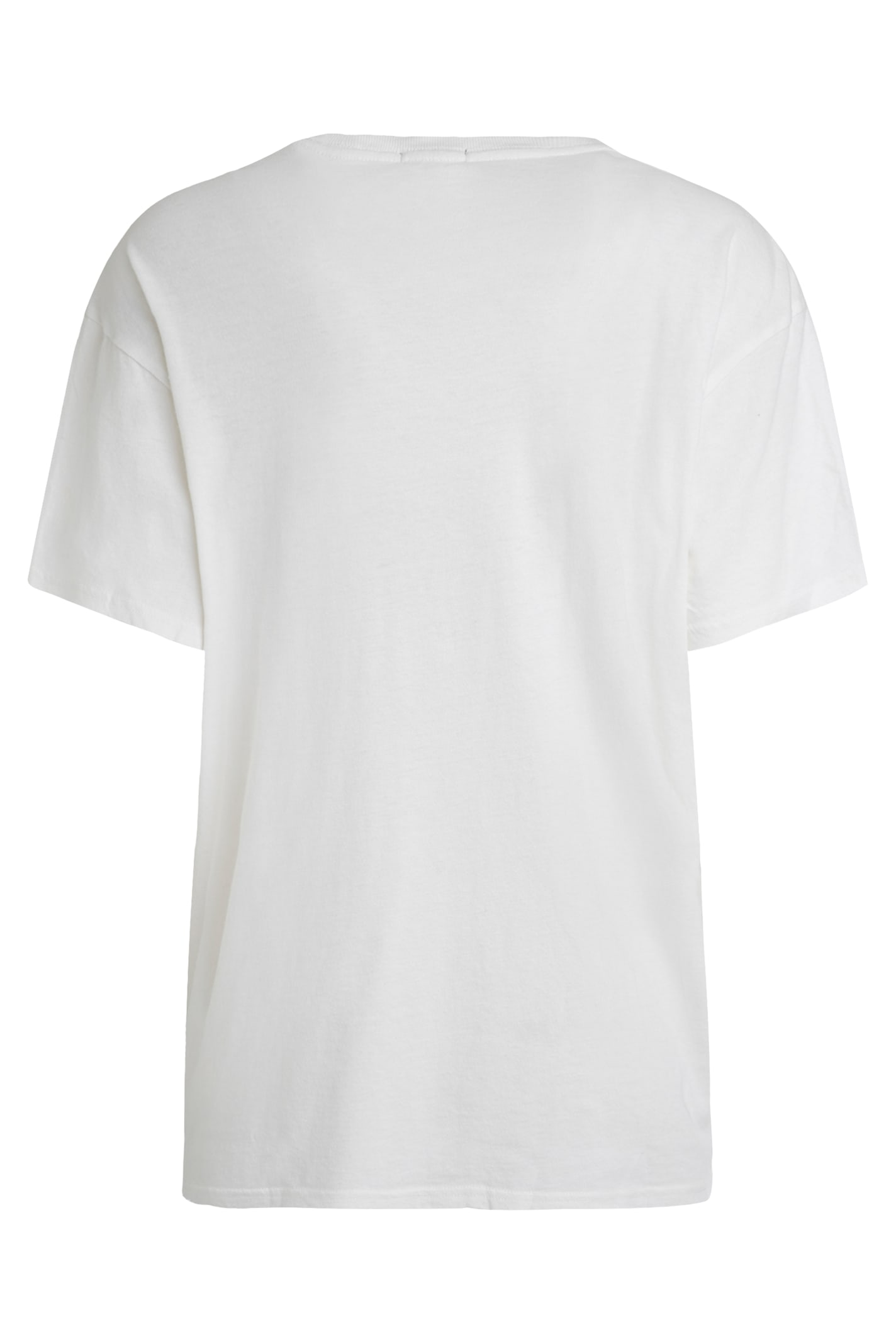 R13 Printed Cotton T-shirt In White