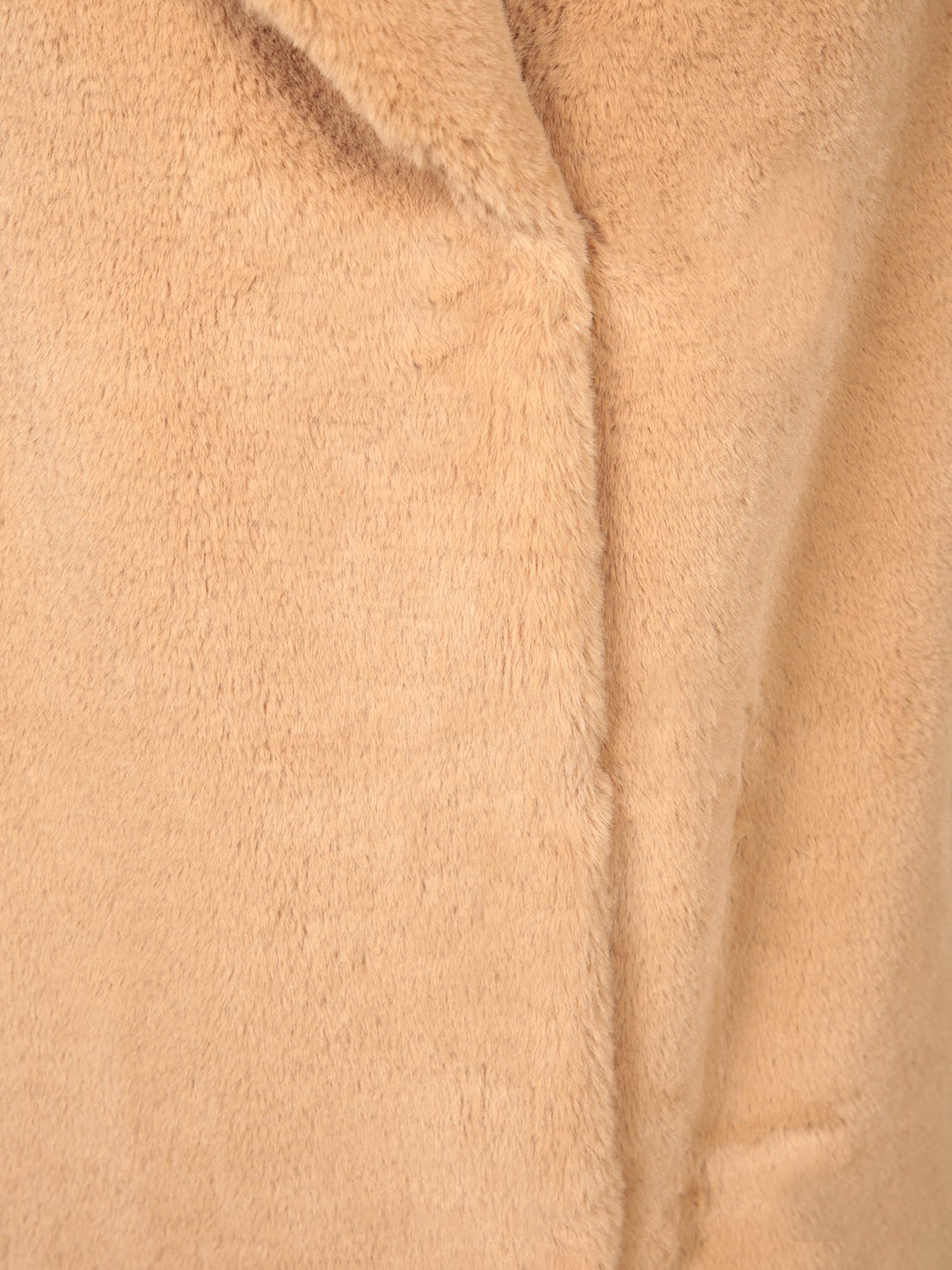 Shop Herno Brown Soft Fur Coat