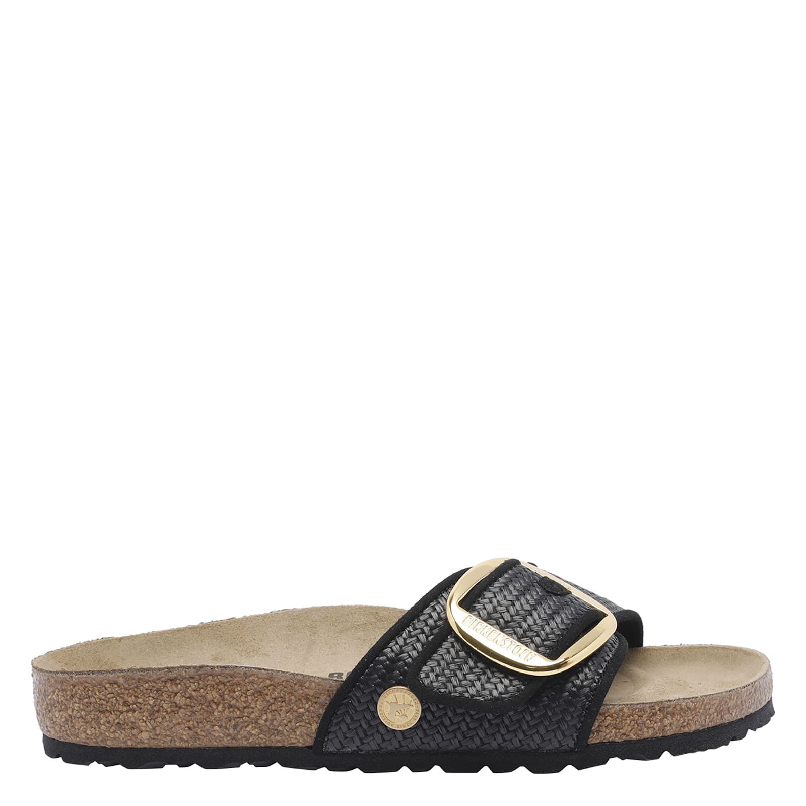 Birkenstock Madrid Buckle-detail Sandals In Black