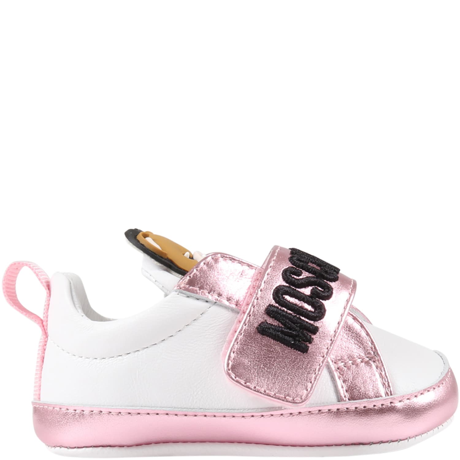 Moschino Multicolor Sneakers For Baby Girl With Teddy Bear
