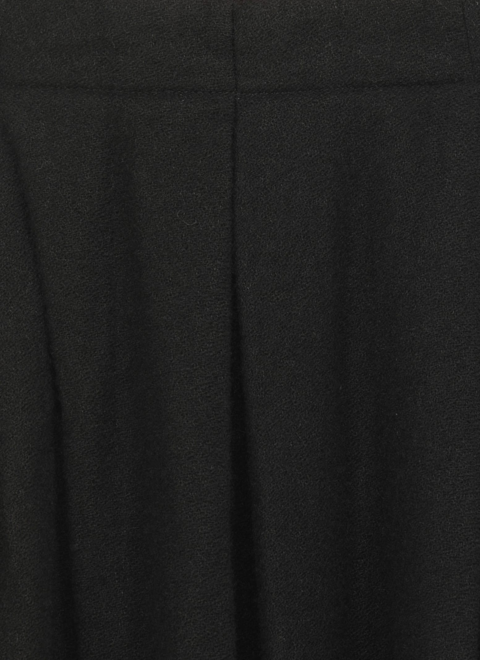 Uma Wang Midi Skirt With Pleats And Buttons In Black