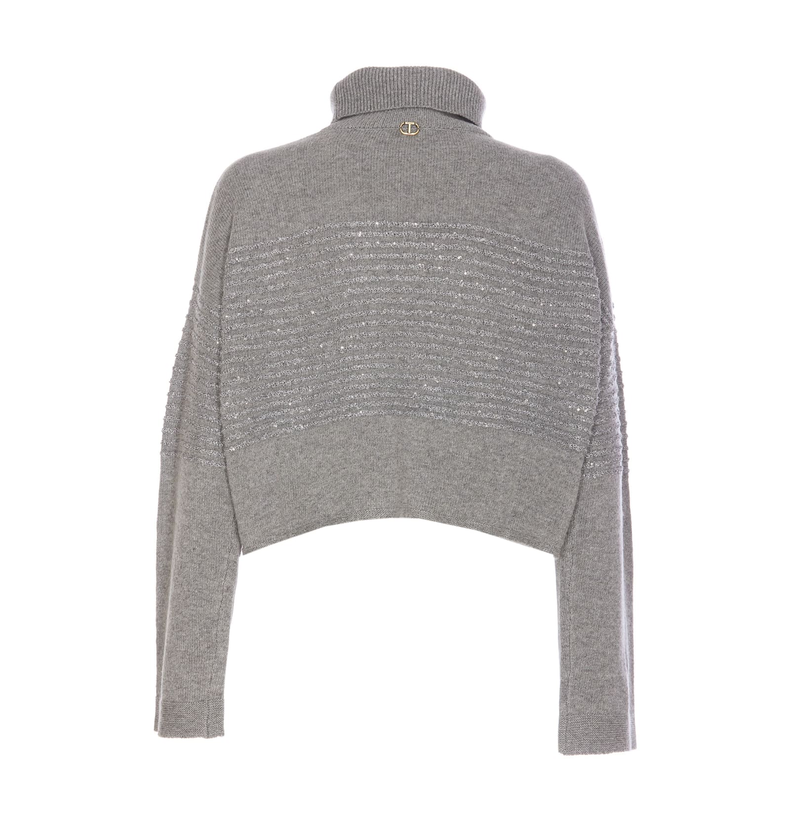 Shop Twinset Sweater In Grey