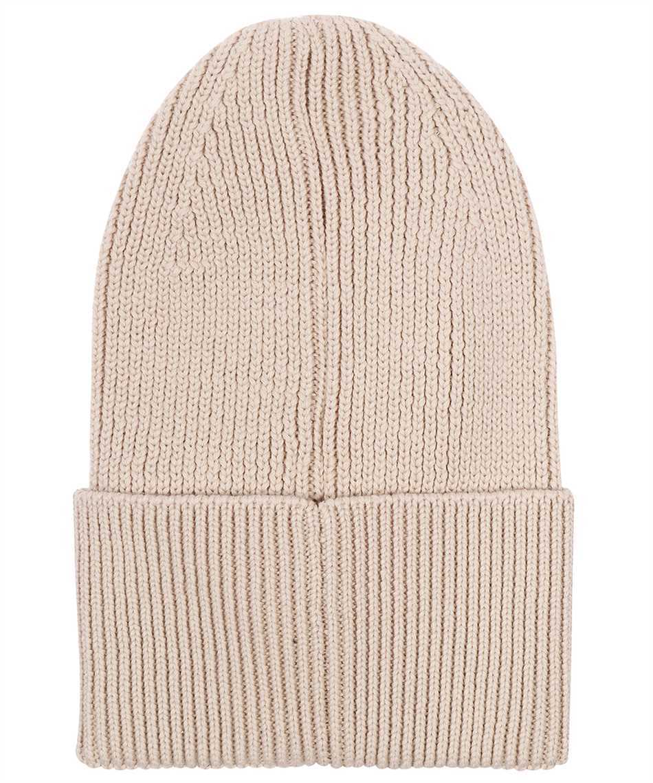 Palm Angels Ribbed-knit Beanie In Beige