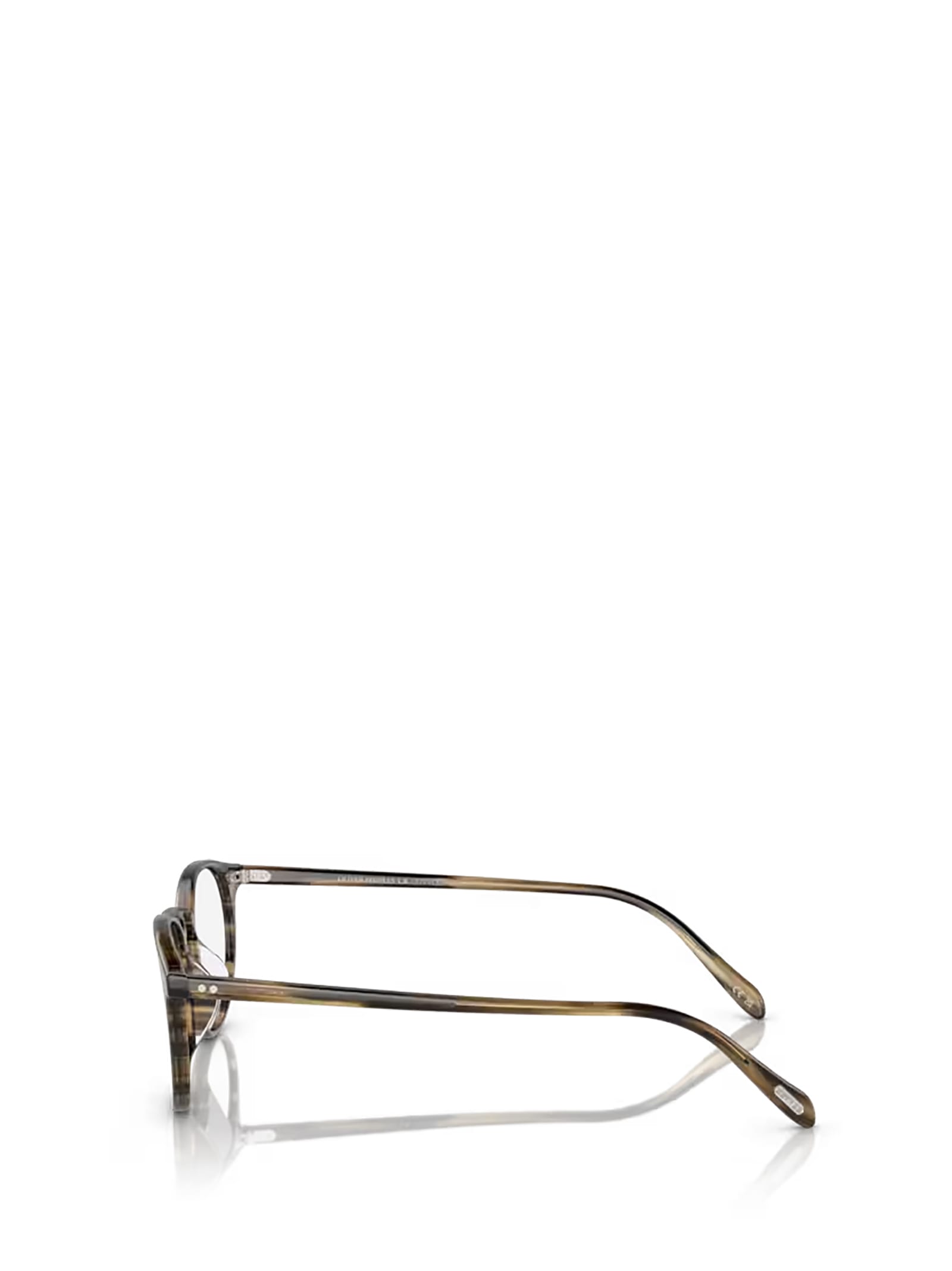 Shop Oliver Peoples Ov5004 Olive Smoke Glasses