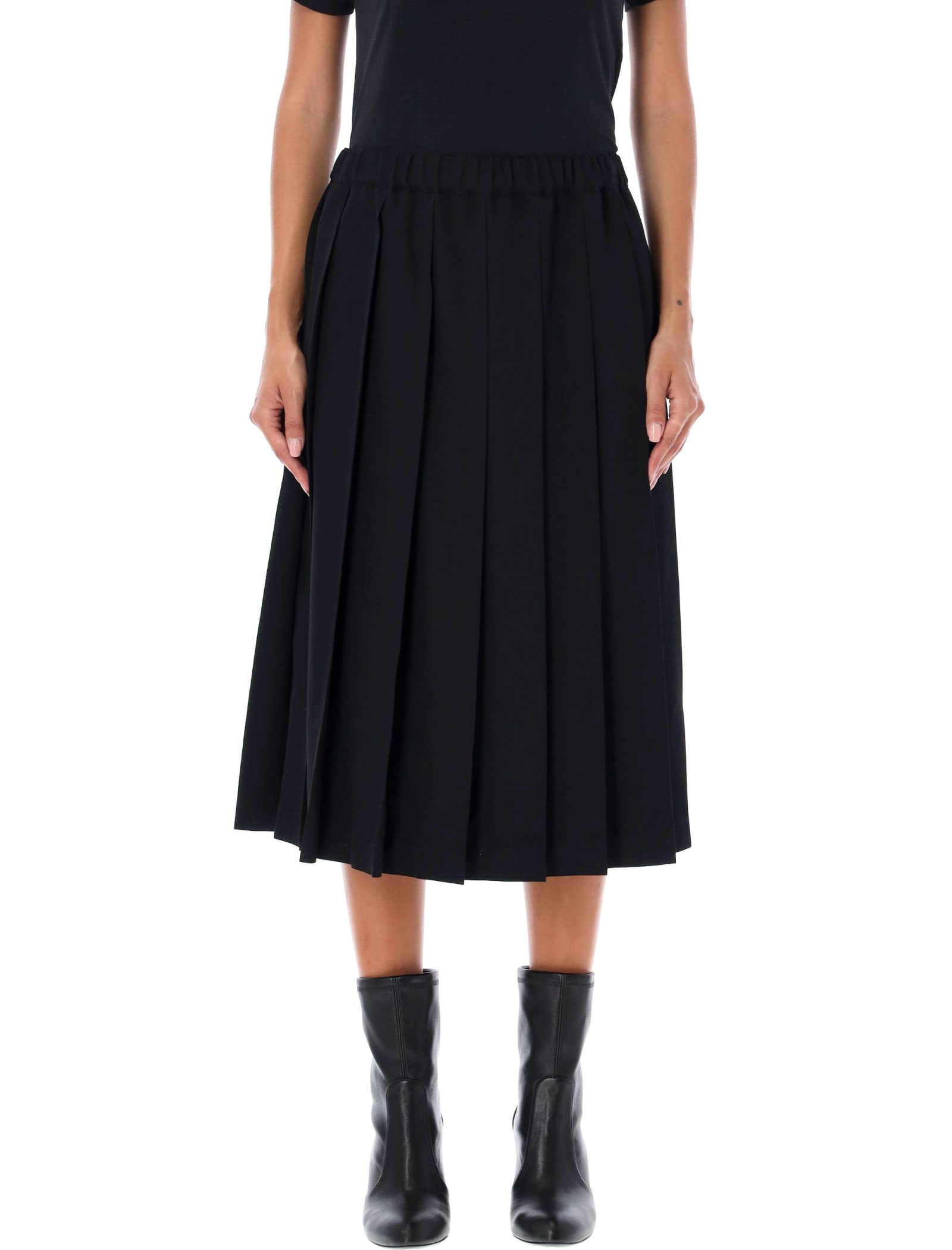 Comme Des Garçons Girl Pleated Mini Skirt