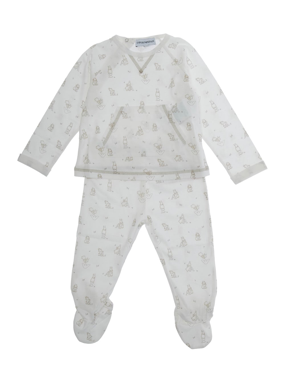 Emporio Armani Set 2 Pezzi In White