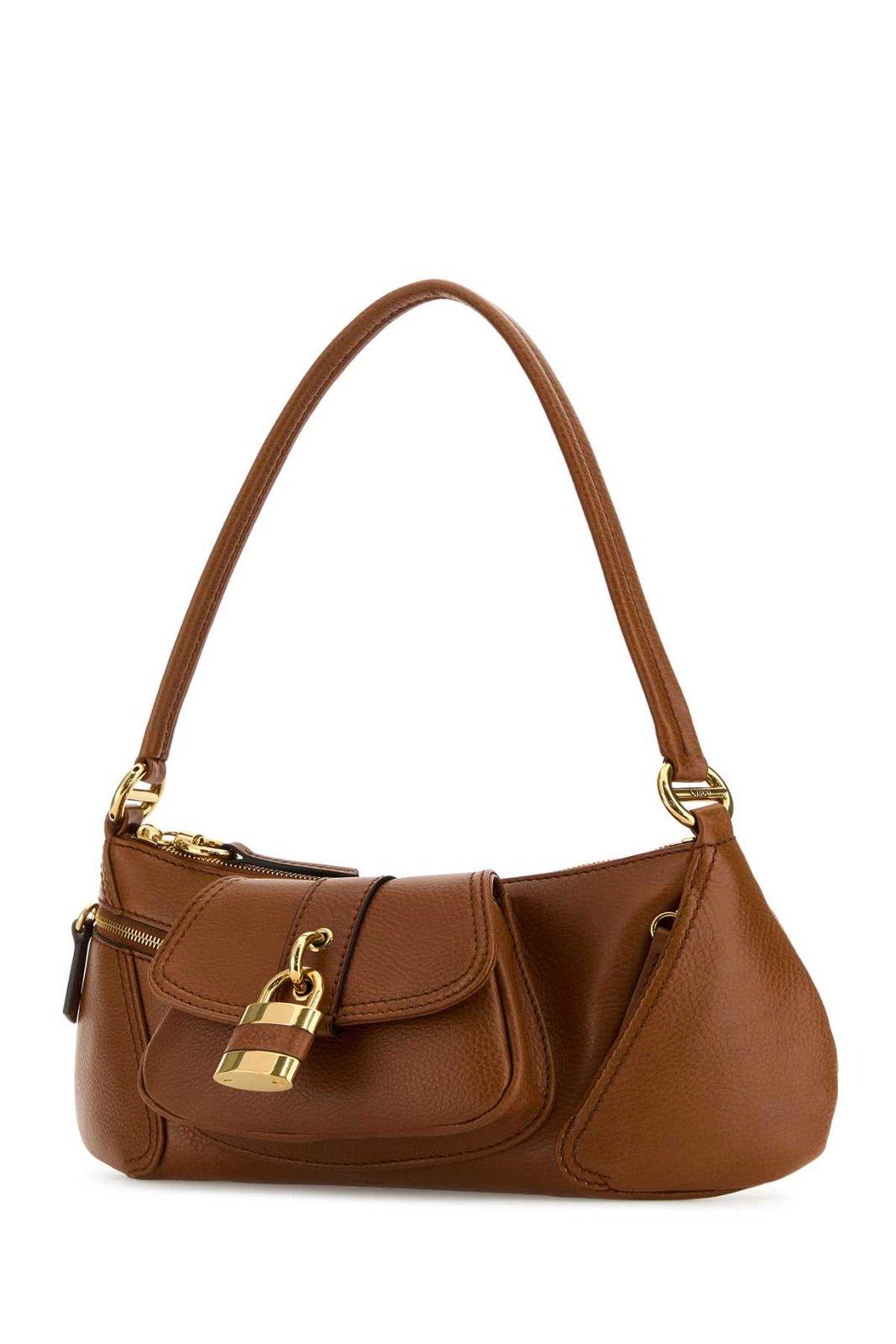 Shop Chloé The 99 Shoulder Bag In Brown