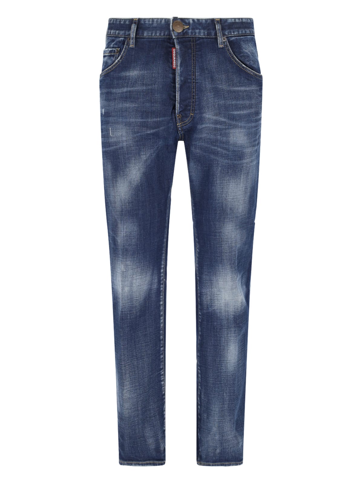 Dsquared2 Straight Jeans In Blue
