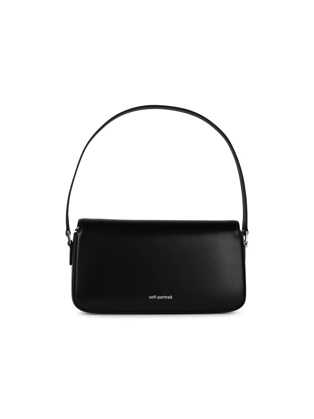 SELF-PORTRAIT BOW-EMBELLISHED BAGUETTE BAG
