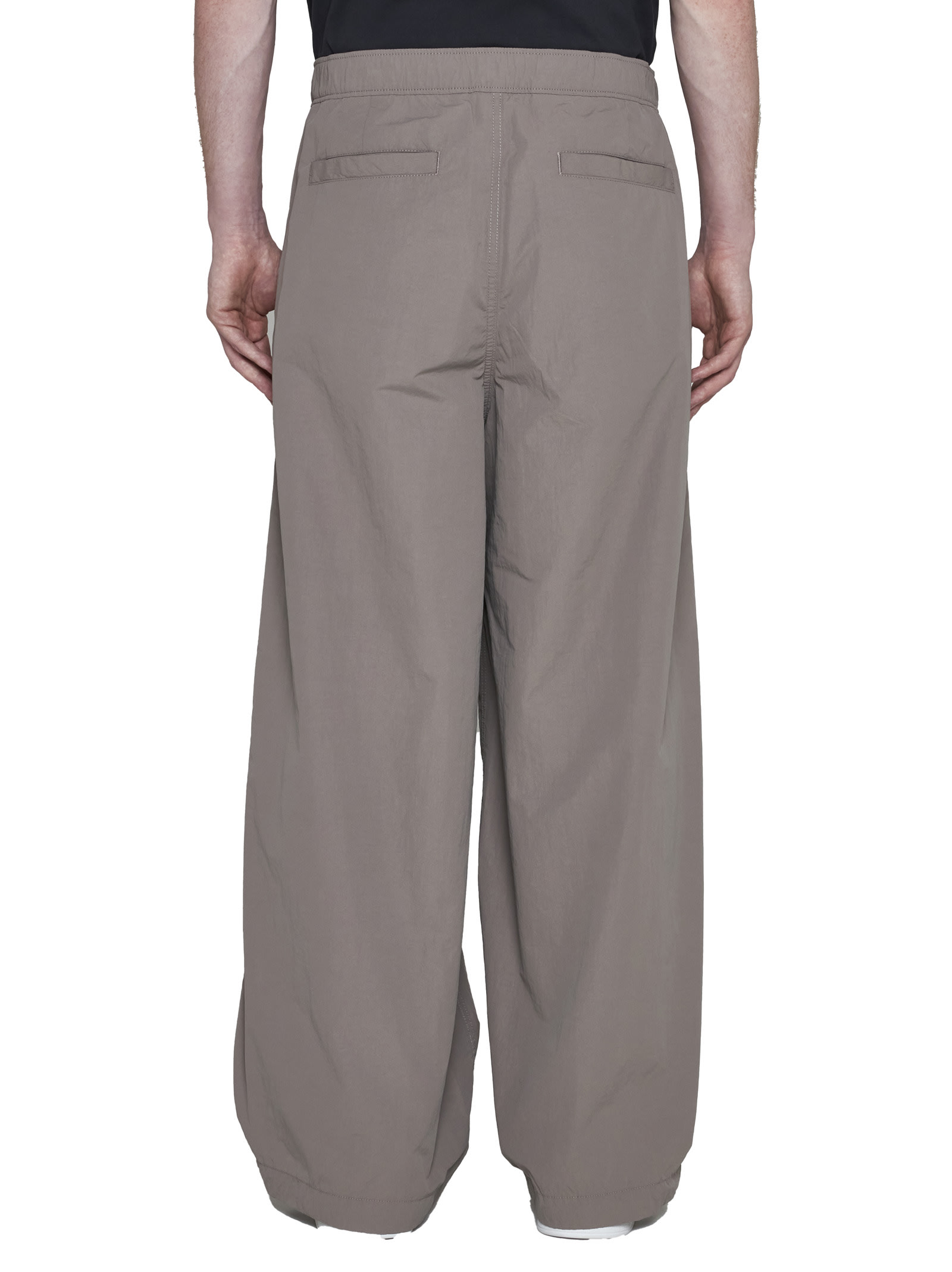 Shop Ten C Pants In Grey