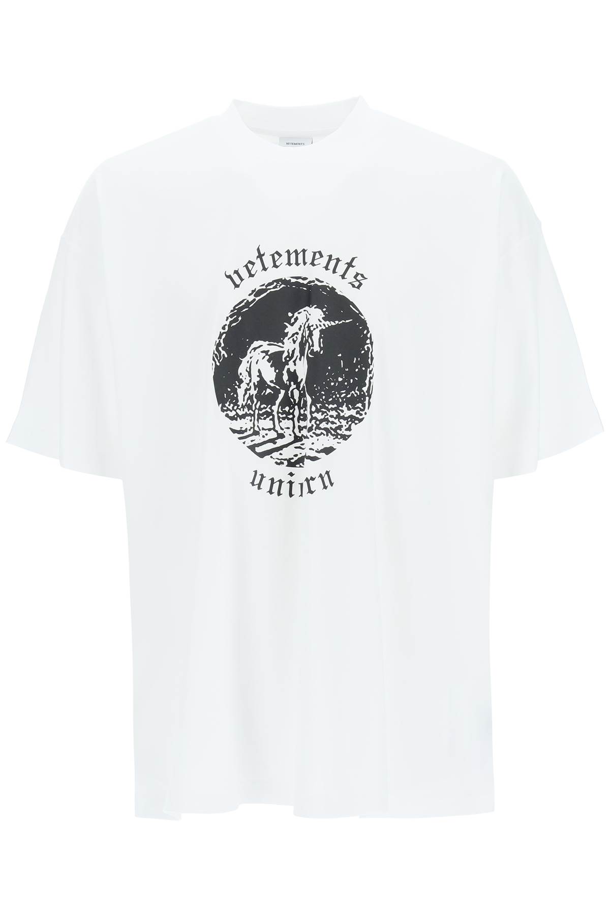 VETEMENTS Double Unicorn Print T-shirt