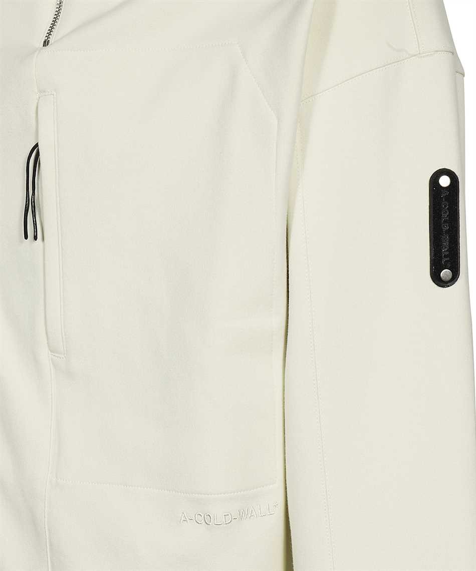 A-cold-wall* Full Zip Cotton Hoodie In White