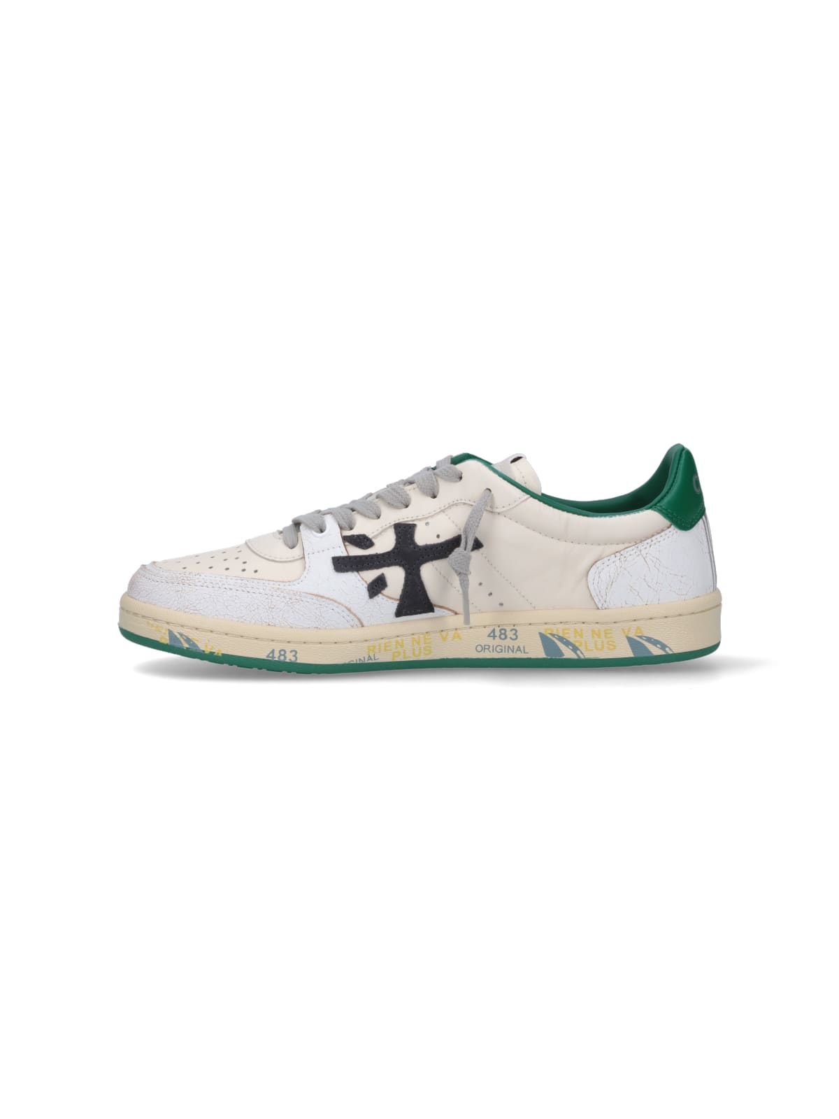 Shop Premiata Bsktclay Bskt Clay 6778 Sneakers In Green
