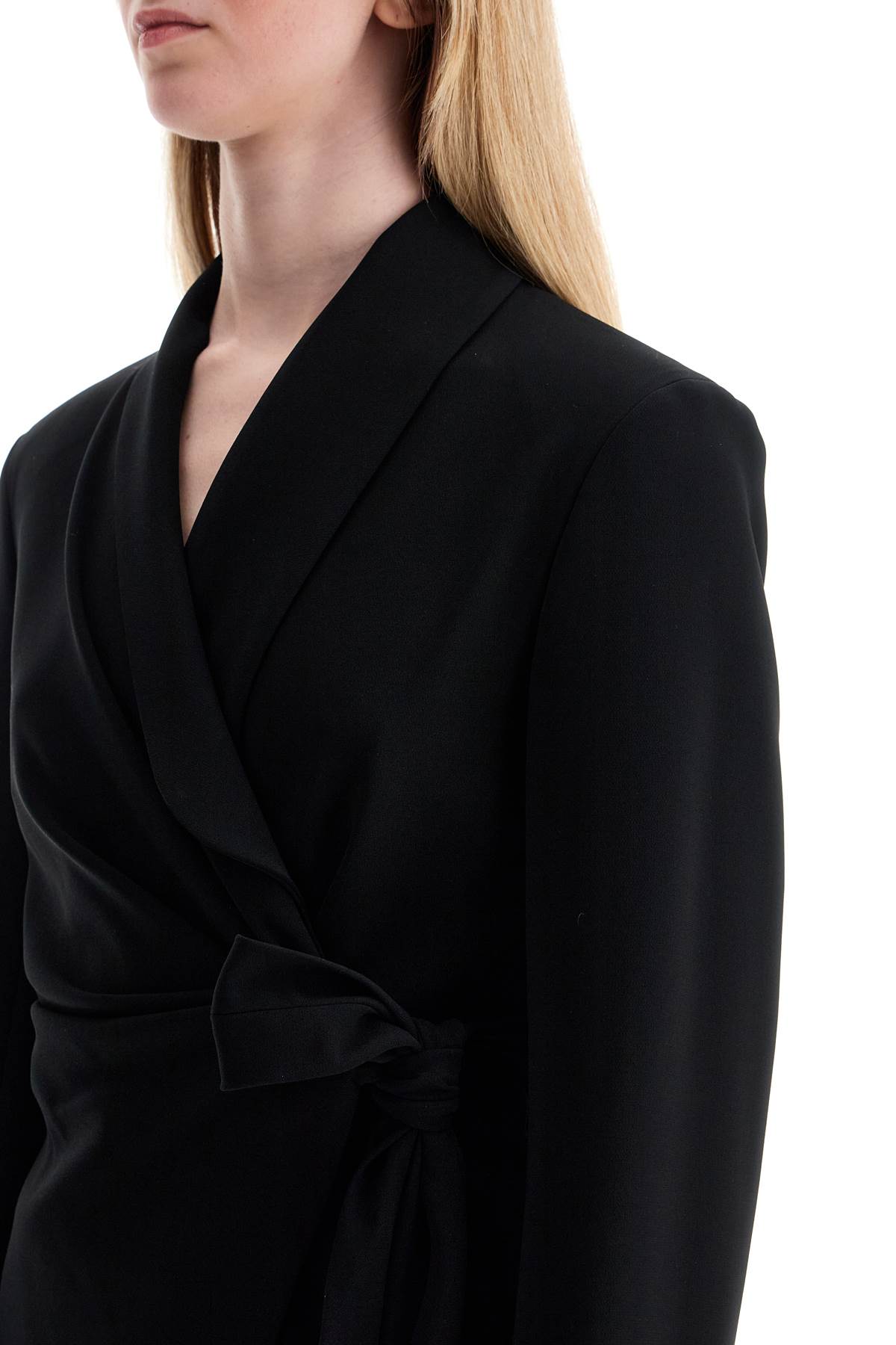 Shop Max Mara Comma Robe Jacket In Nero (black)