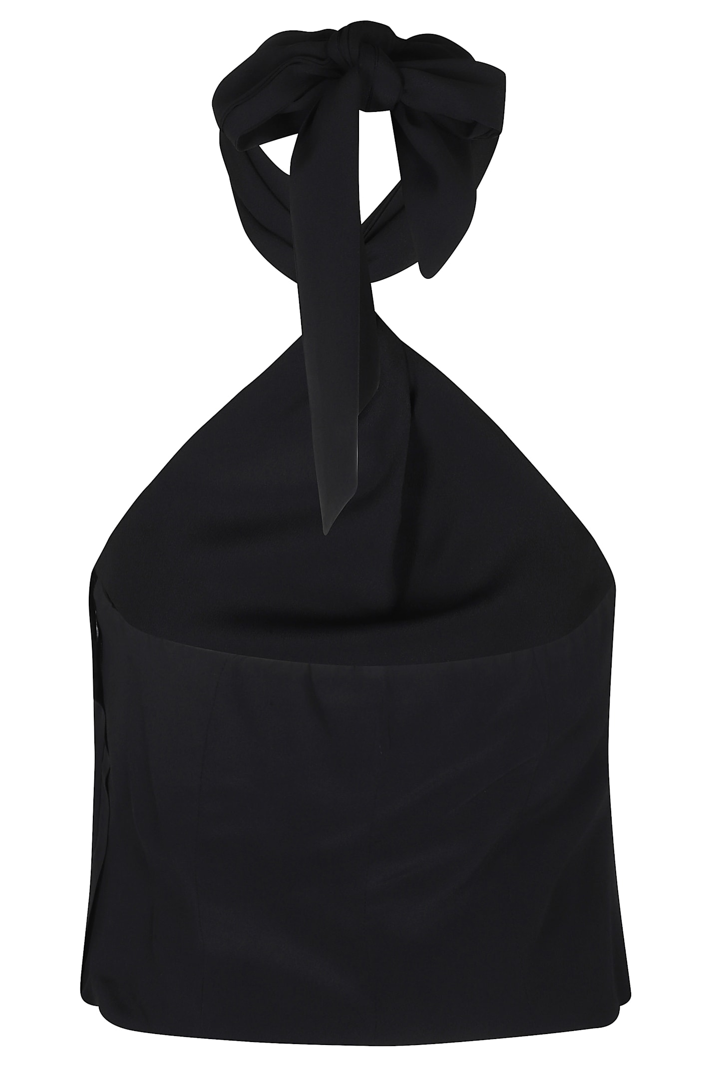 Federica Tosi Top Con Torcion Crepe De Chine