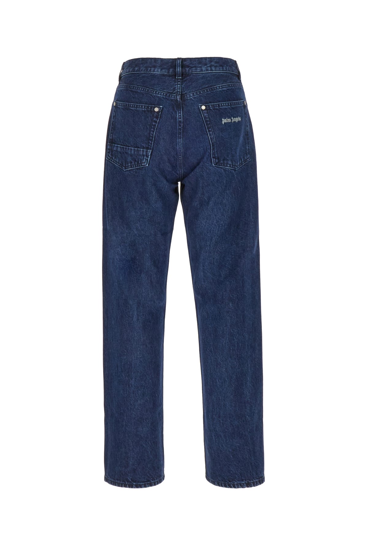 Shop Palm Angels Denim Jeans In 4903