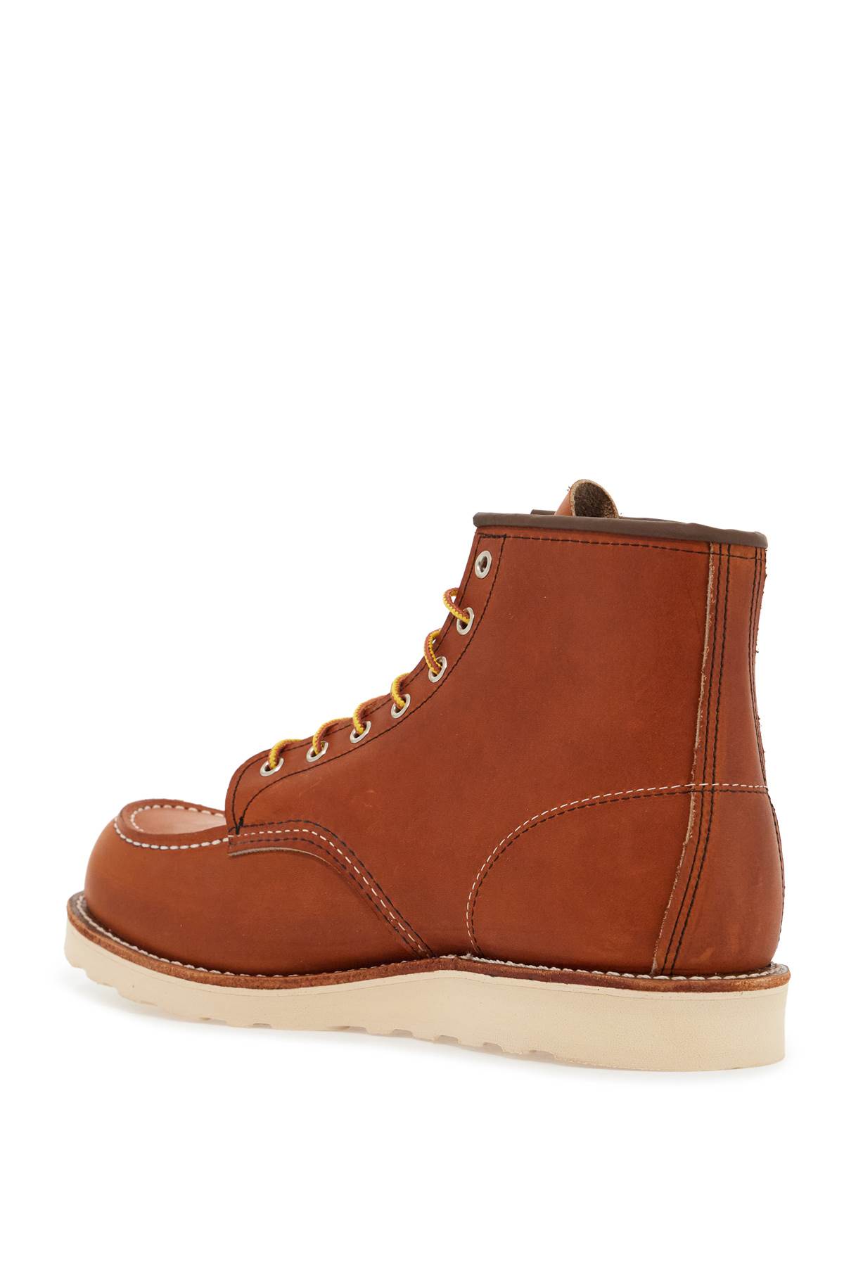 Shop Red Wing Classic Moc Ankle Boots In Brown (brown)