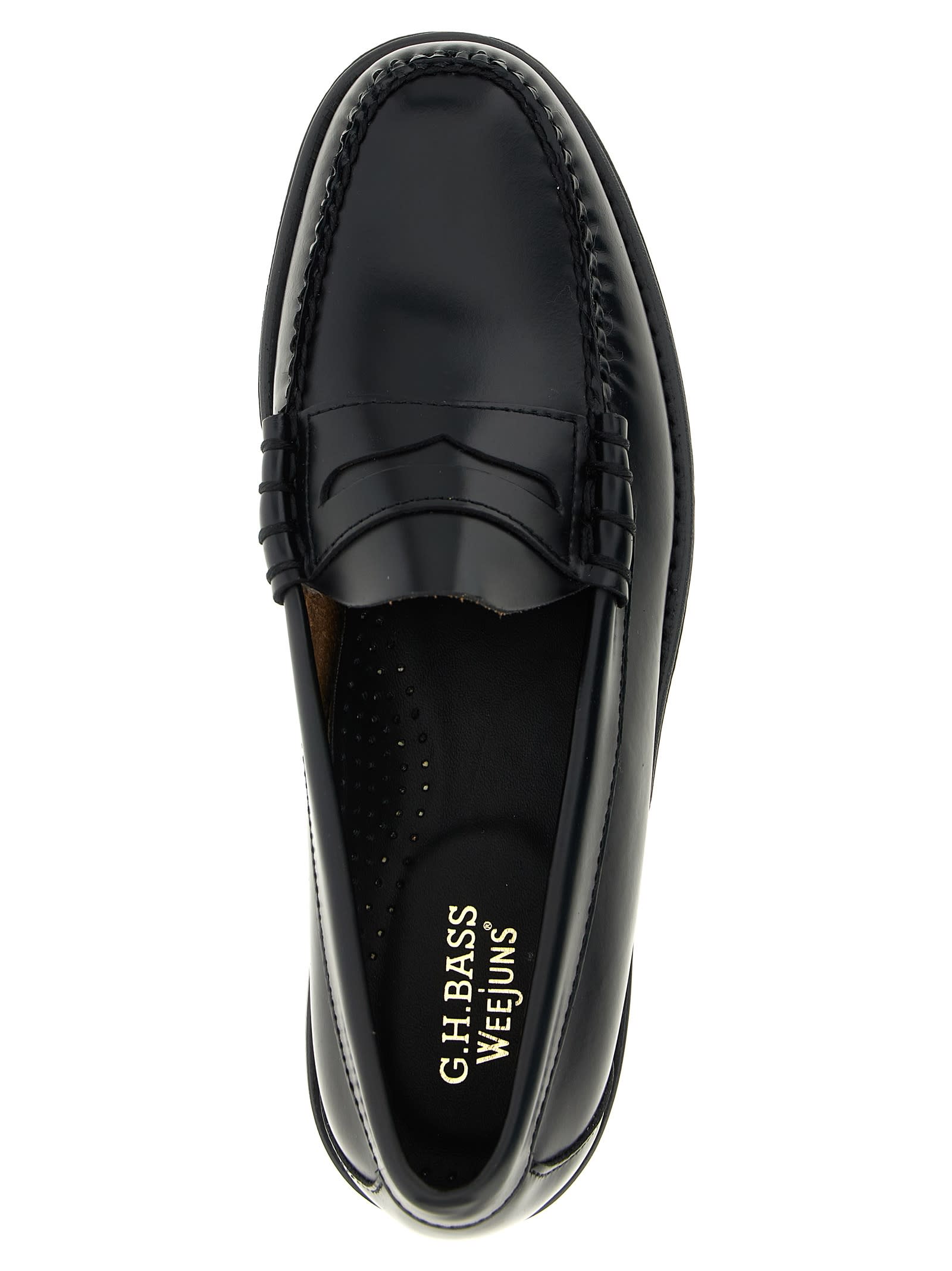G.h.bass & Co. Weejuns Larson Loafers In Black