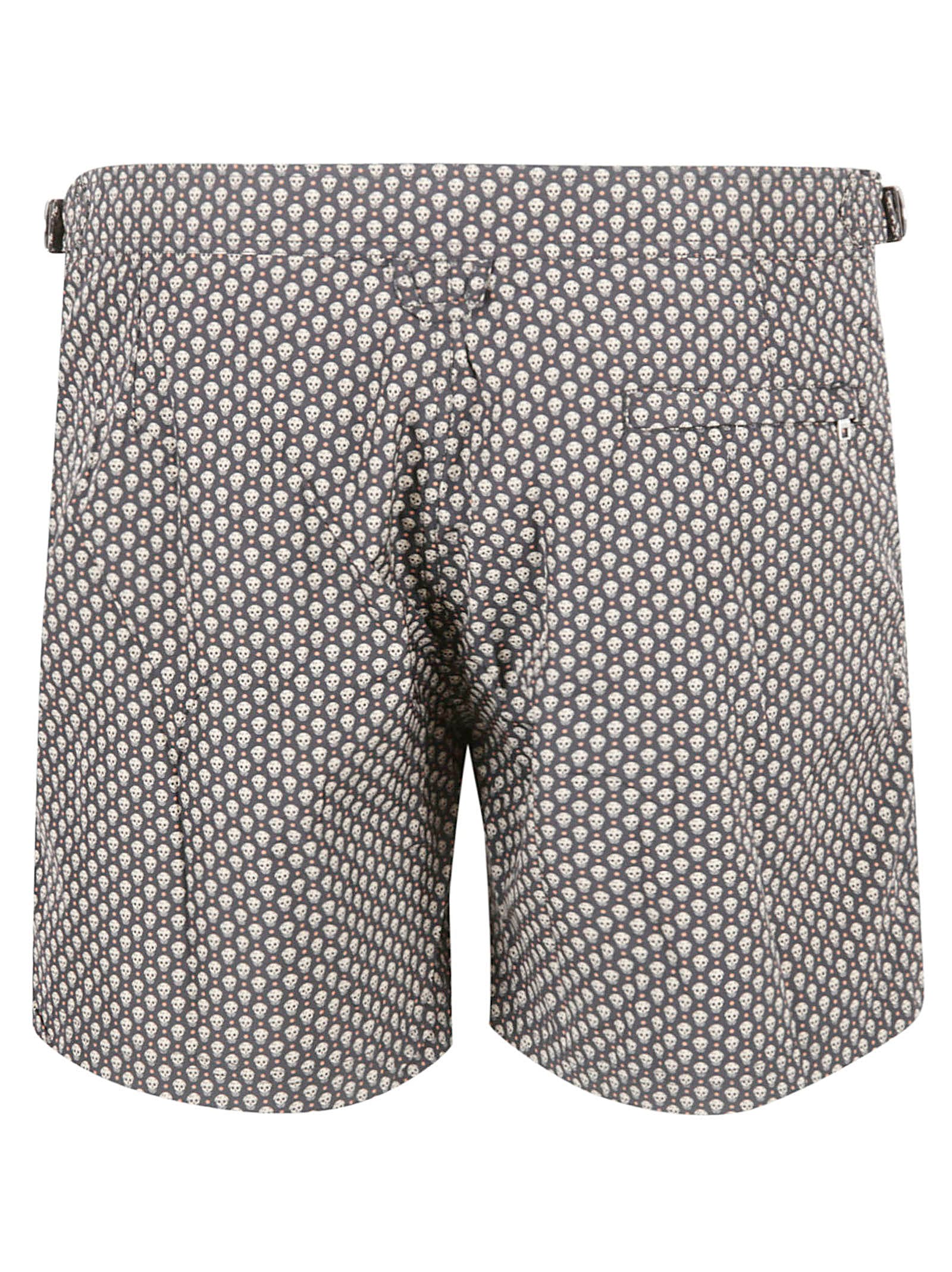 Alexander Mcqueen Alexander Mc Queen 549980 Man Ivory/lapis Blue Sea Clothing In Black/beige